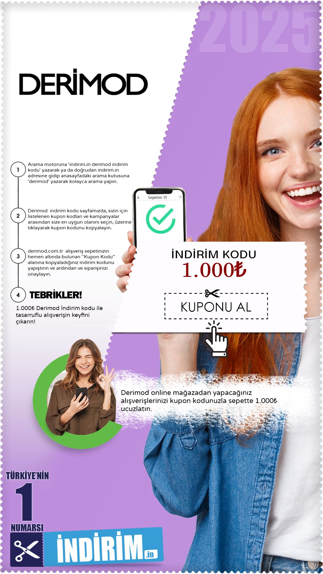 1.000₺ Derimod İndirim Kodu