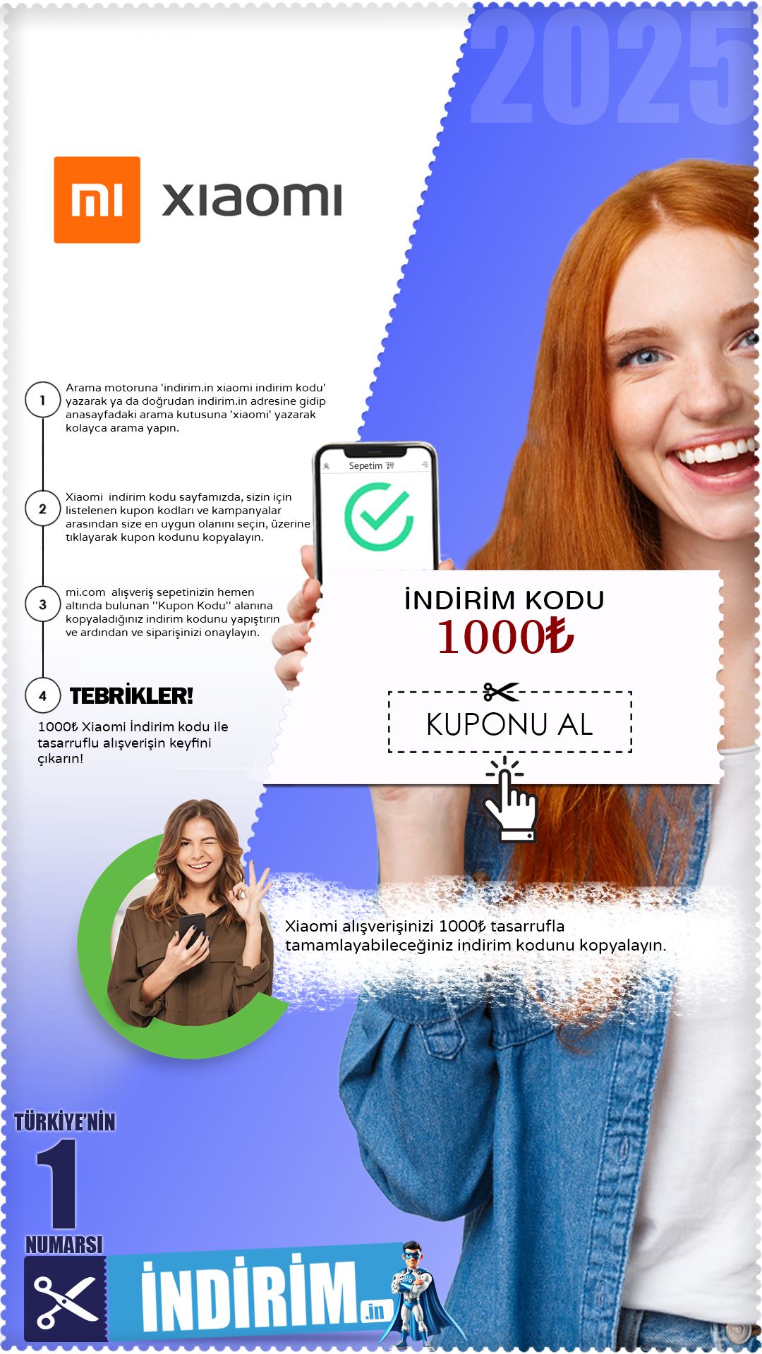 1000₺ Xiaomi indirim kodu