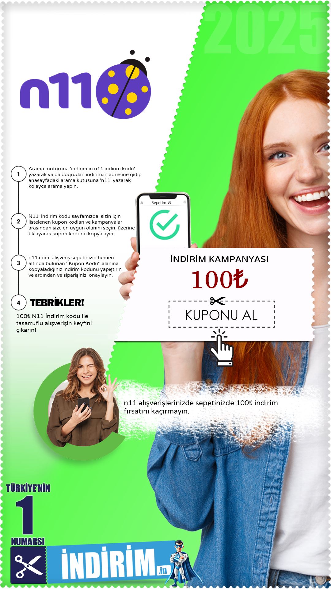 100₺ N11 İndirim Fırsatı