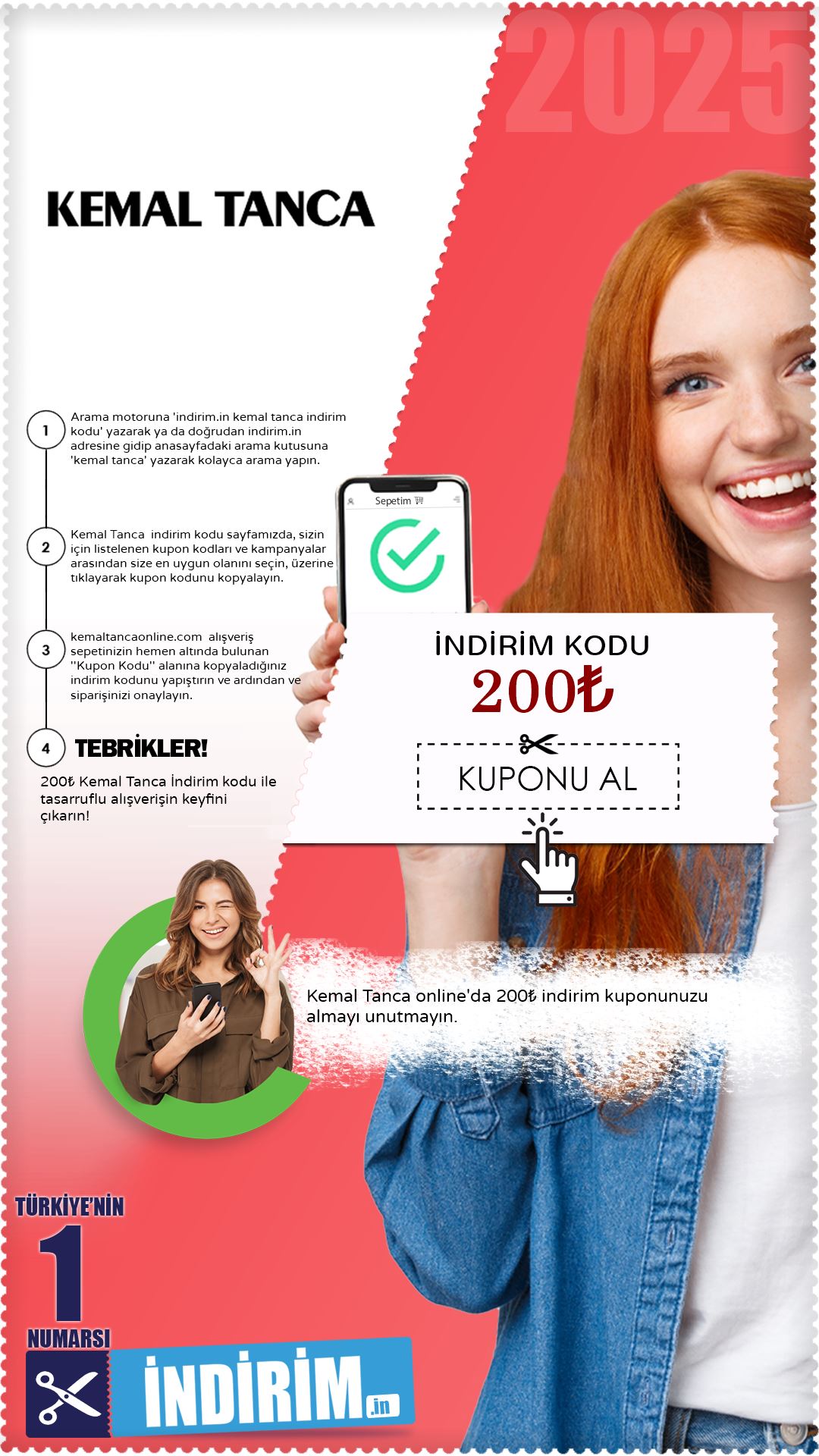 200₺ Kemal Tanca İndirim Kodu