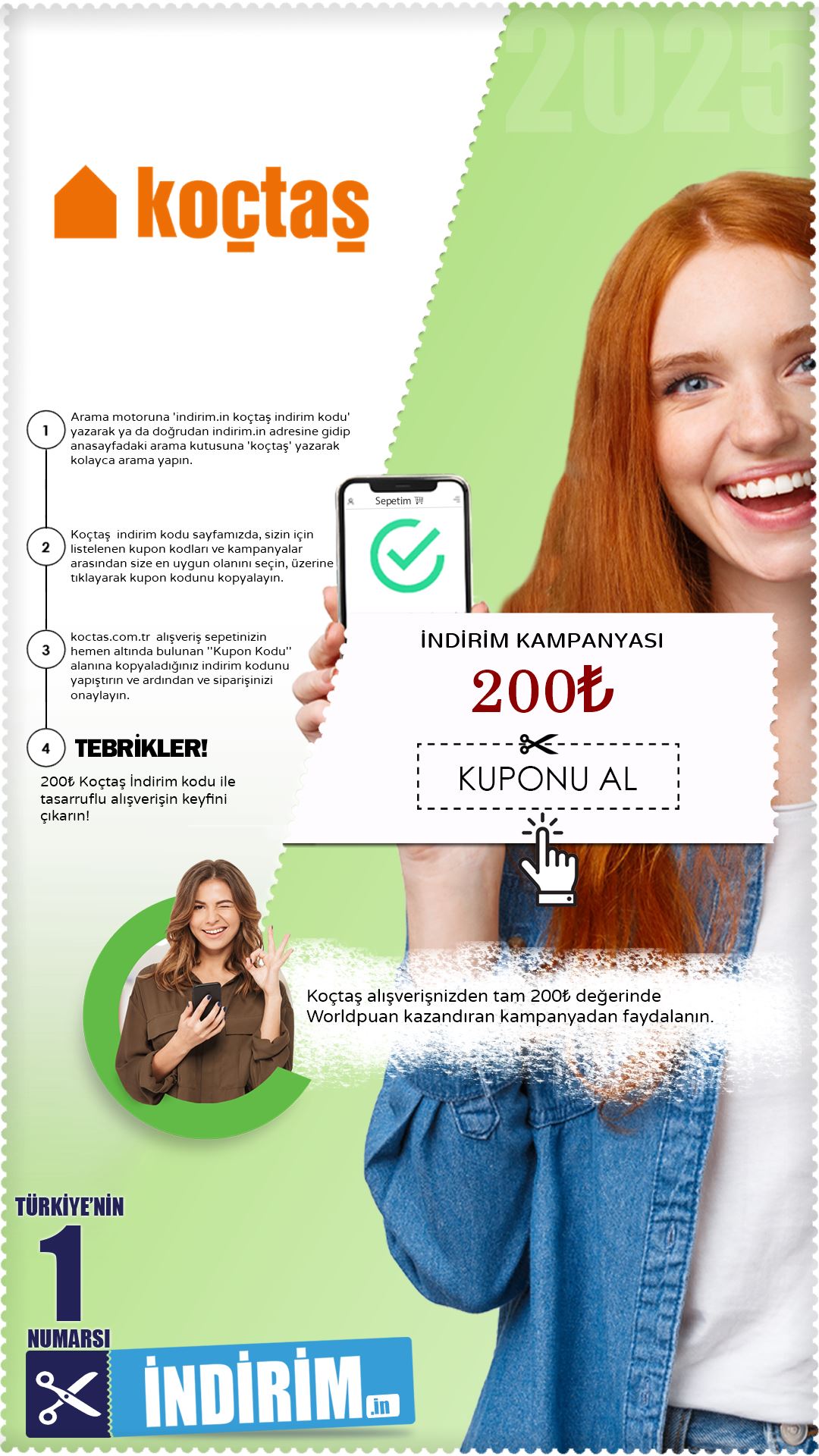 200₺ Worldpuan Kazandıran Koçtaş Fırsatı