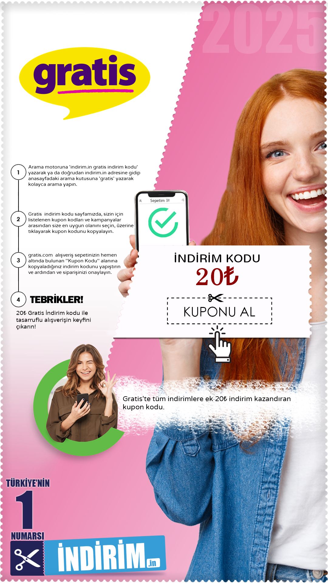20₺ Gratis İndirim Kodu