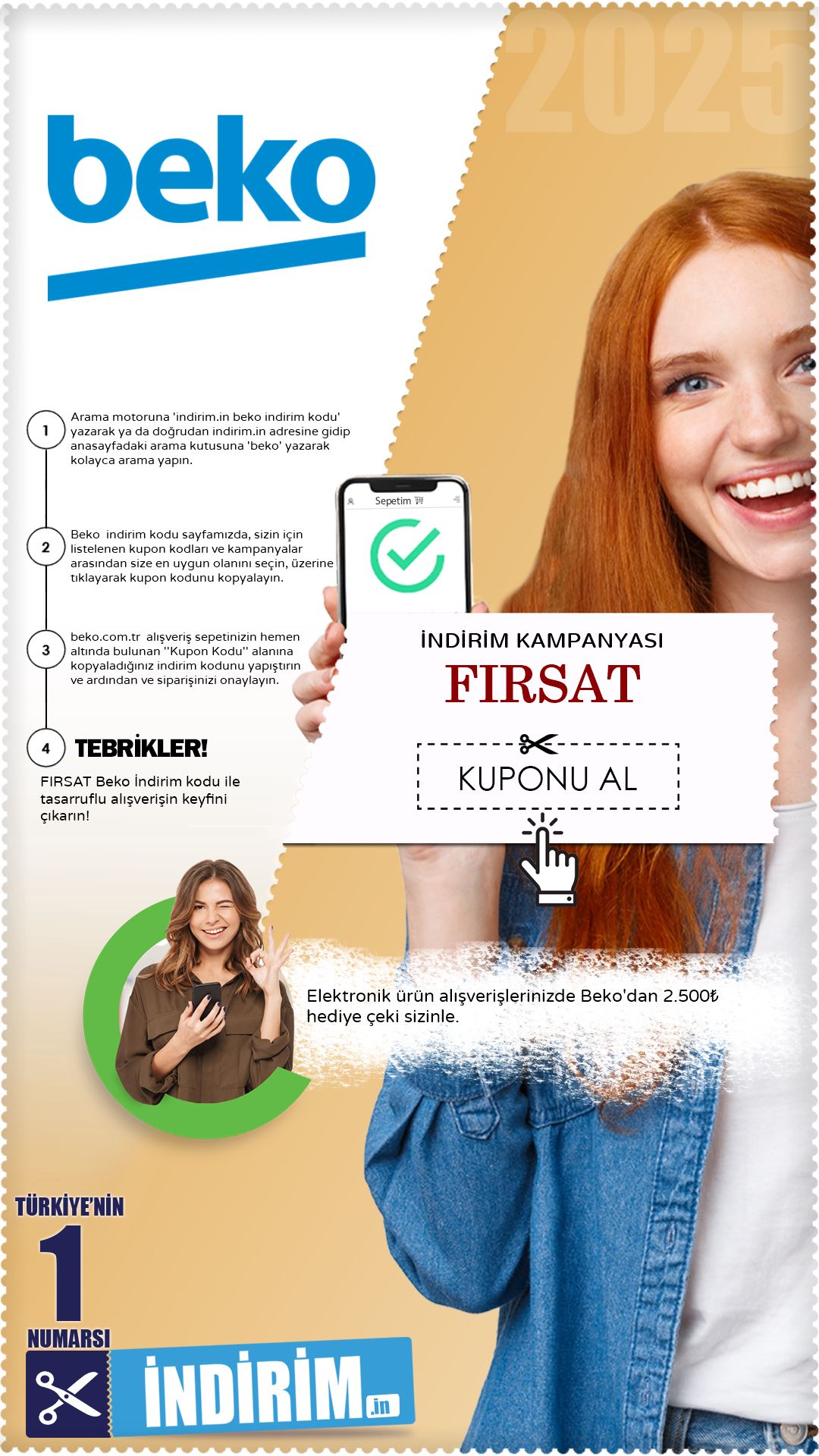2.500₺ Beko Hediye Çeki