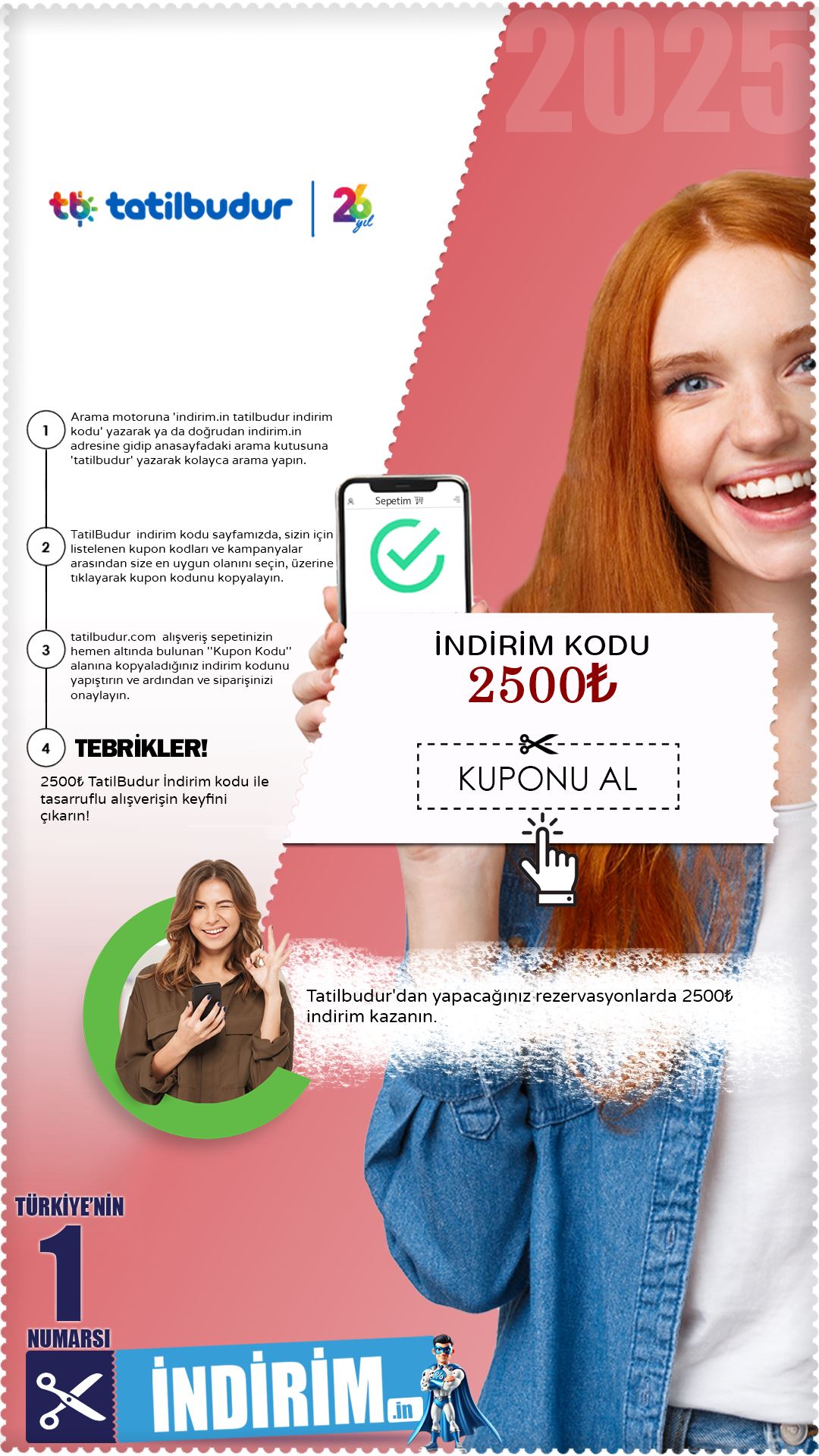 2500₺ Tatilbudur İndirim Kodu