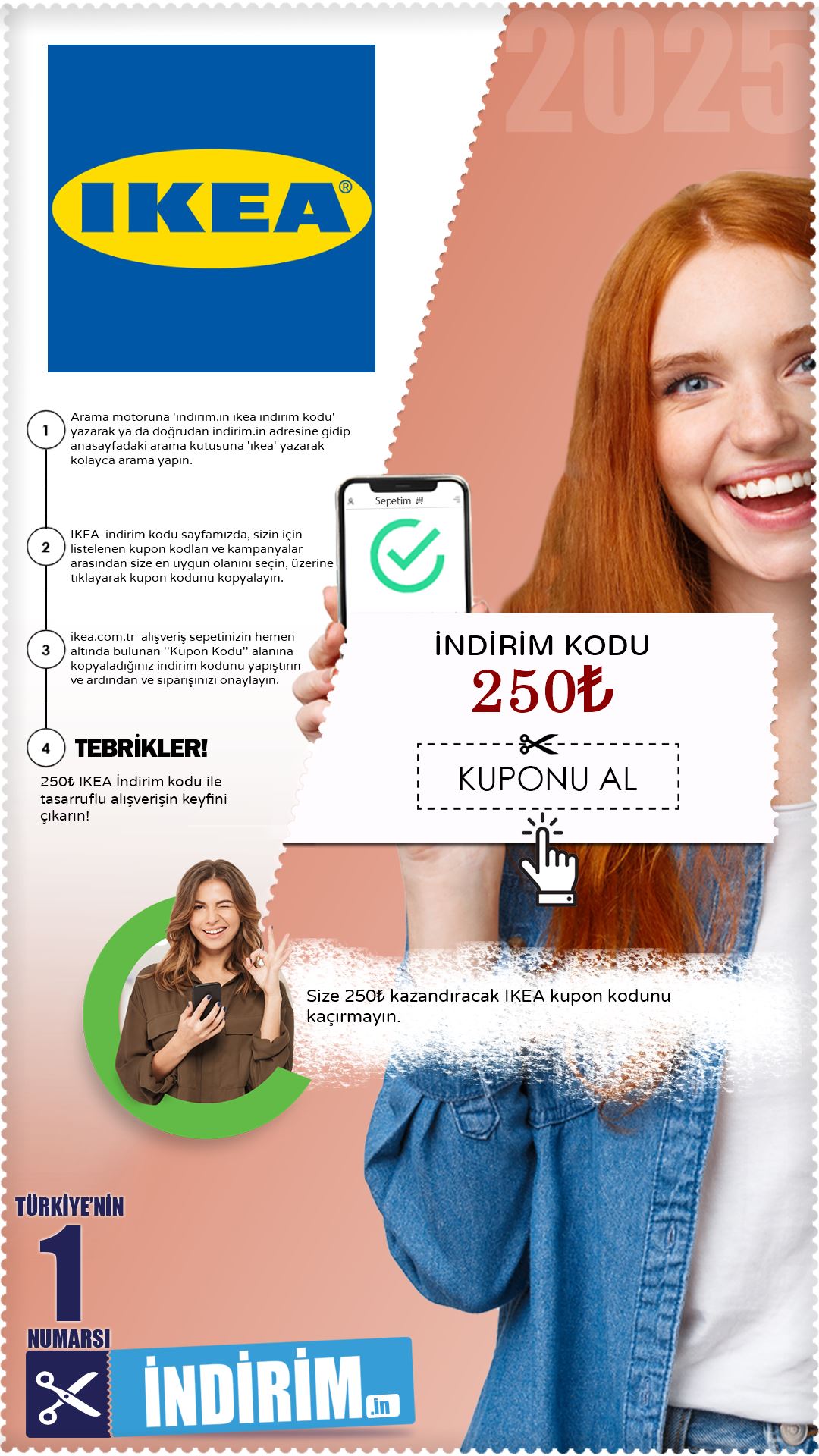 250₺ Ucuzlatan Ikea İndirim Kodu