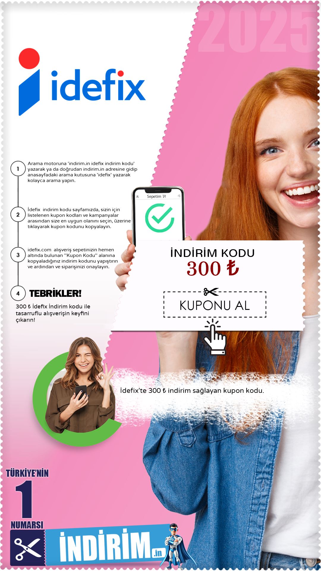 300 ₺ İdefix İndirim Kodu