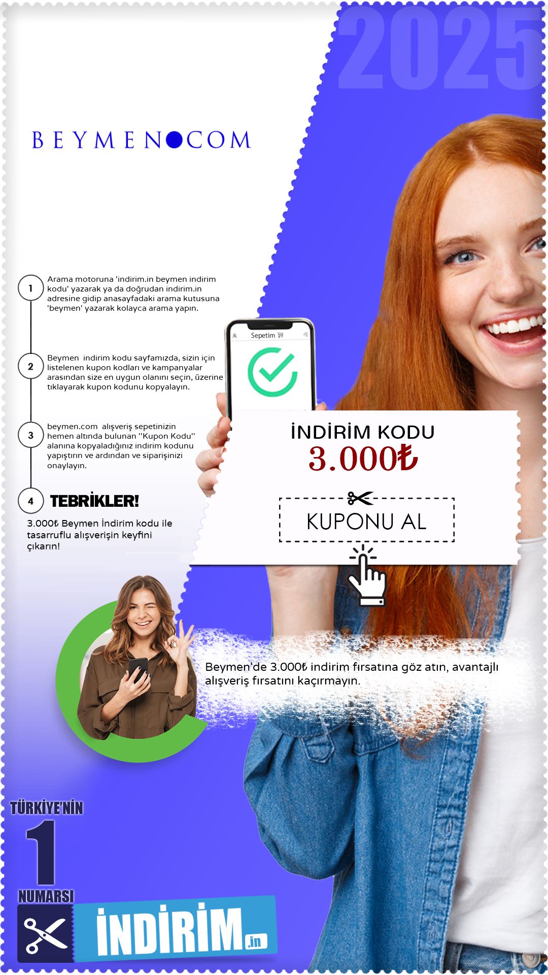 3.000₺ Beymen İndirim Kampanyası