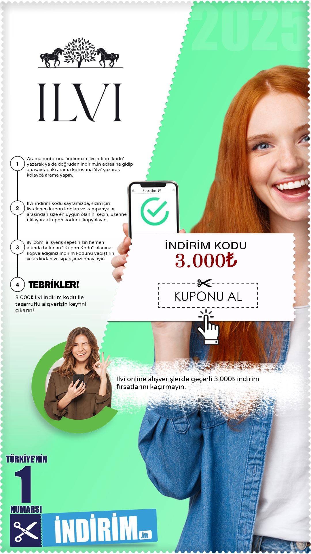3.000₺ İlvi İndirim Kampanyası