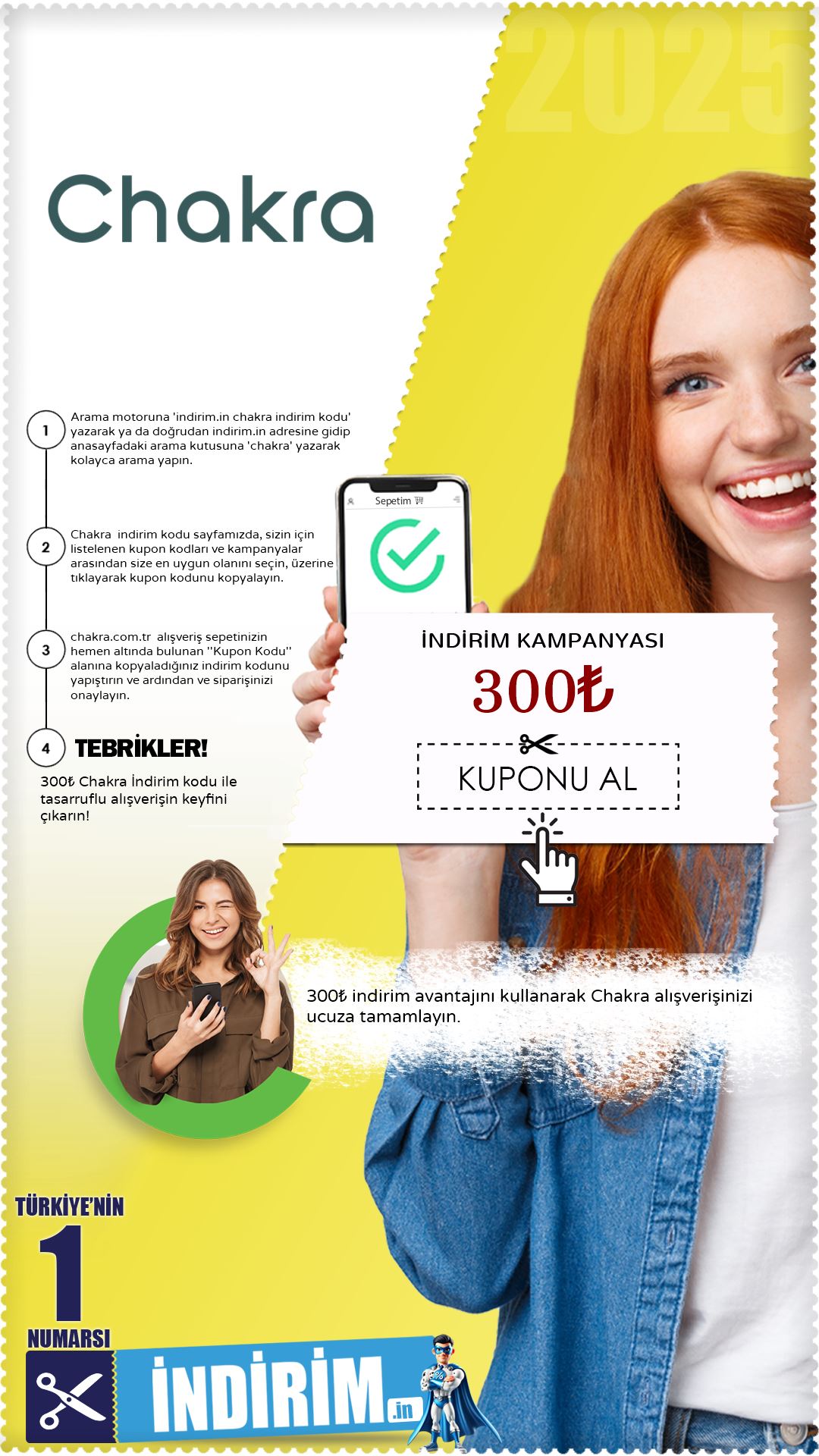300₺ Chakra İndirim Fırsatı