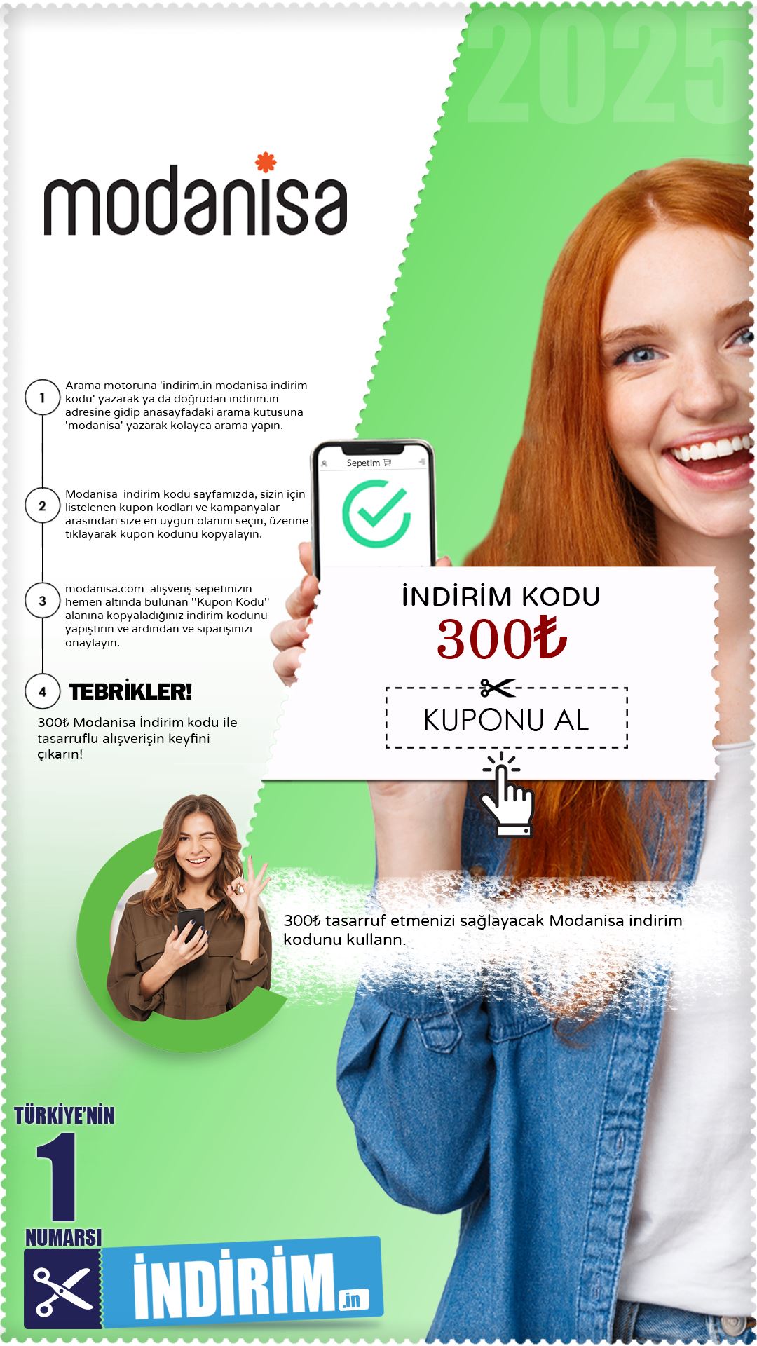 300₺ Değerinde Modanisa Kupon Kodu