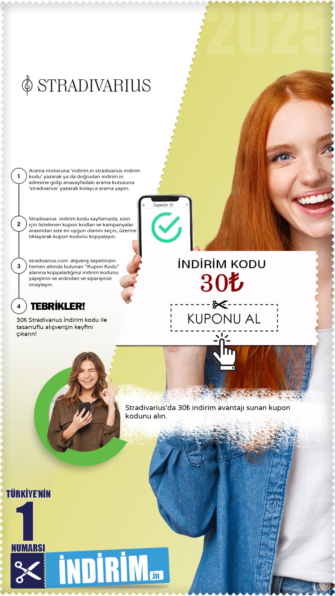 30₺ Değerinde Stradivarius İndirim Kodu