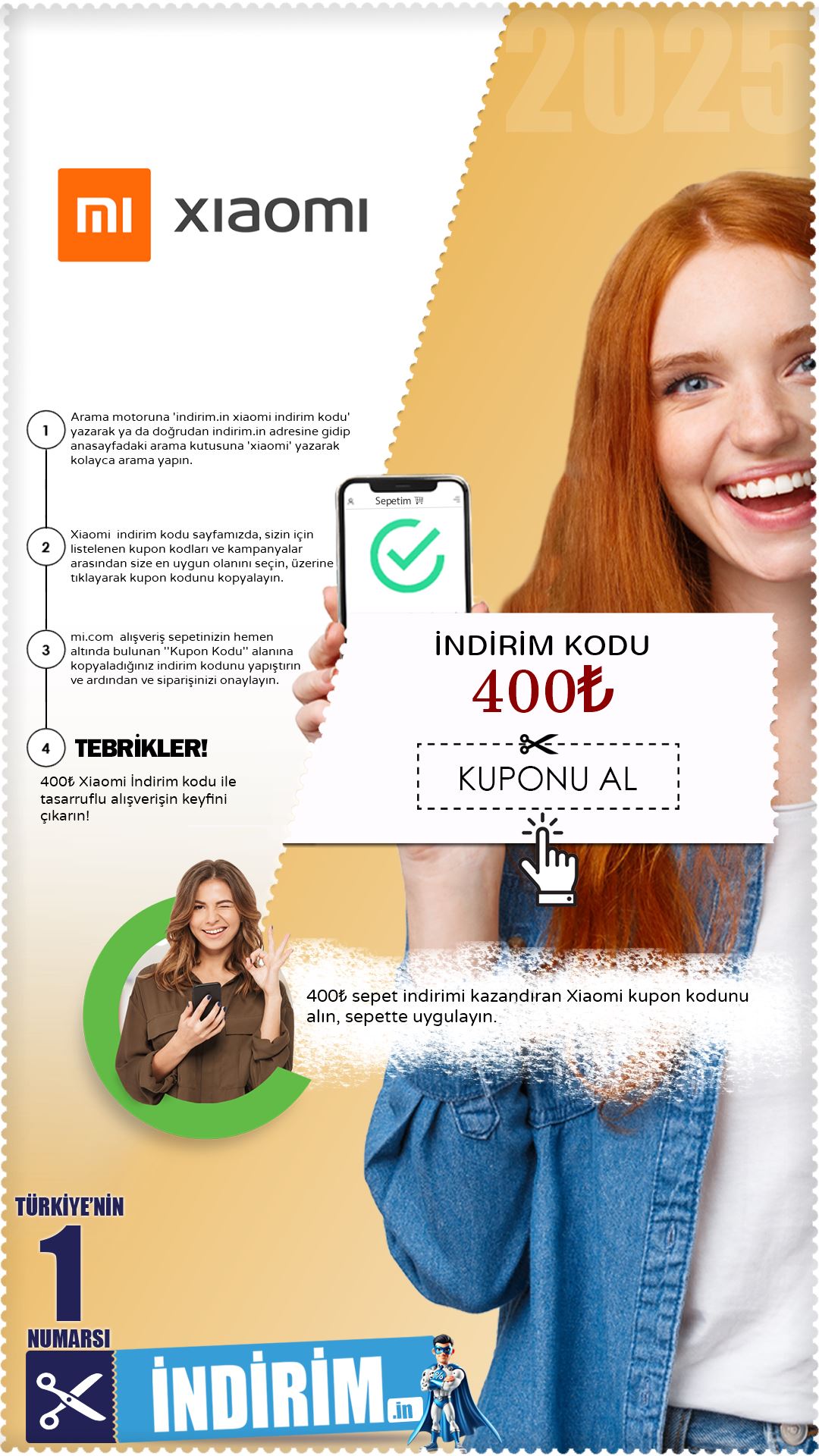 400₺ Xiaomi indirim kuponu