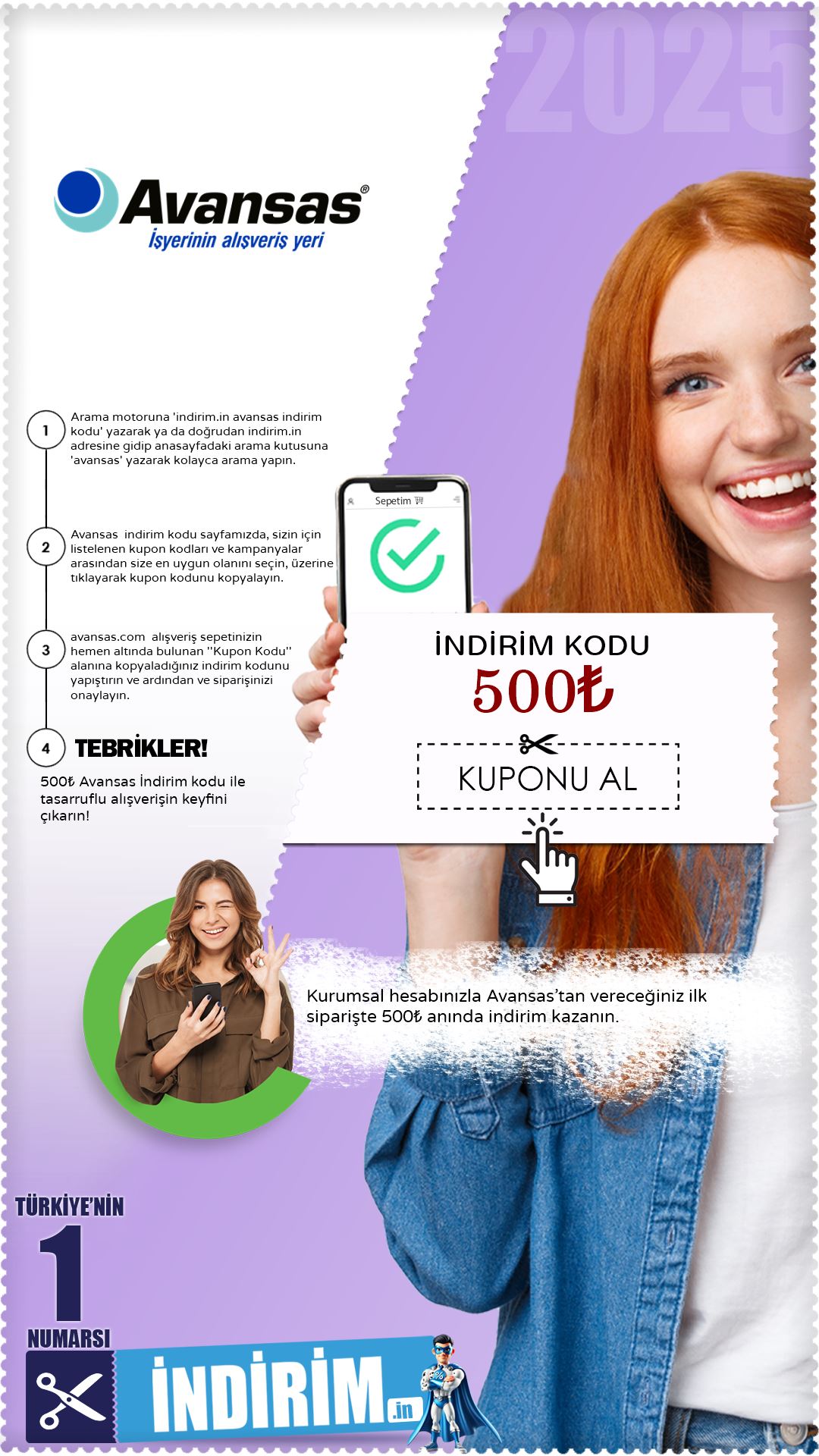 500₺ Avansas İndirim Kodu