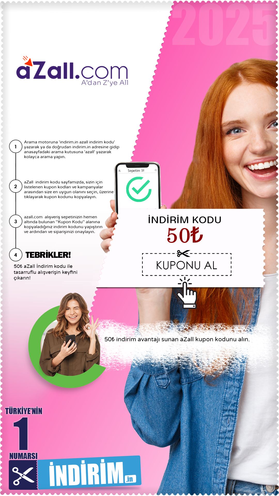 50₺ Azall İndirim Kodu
