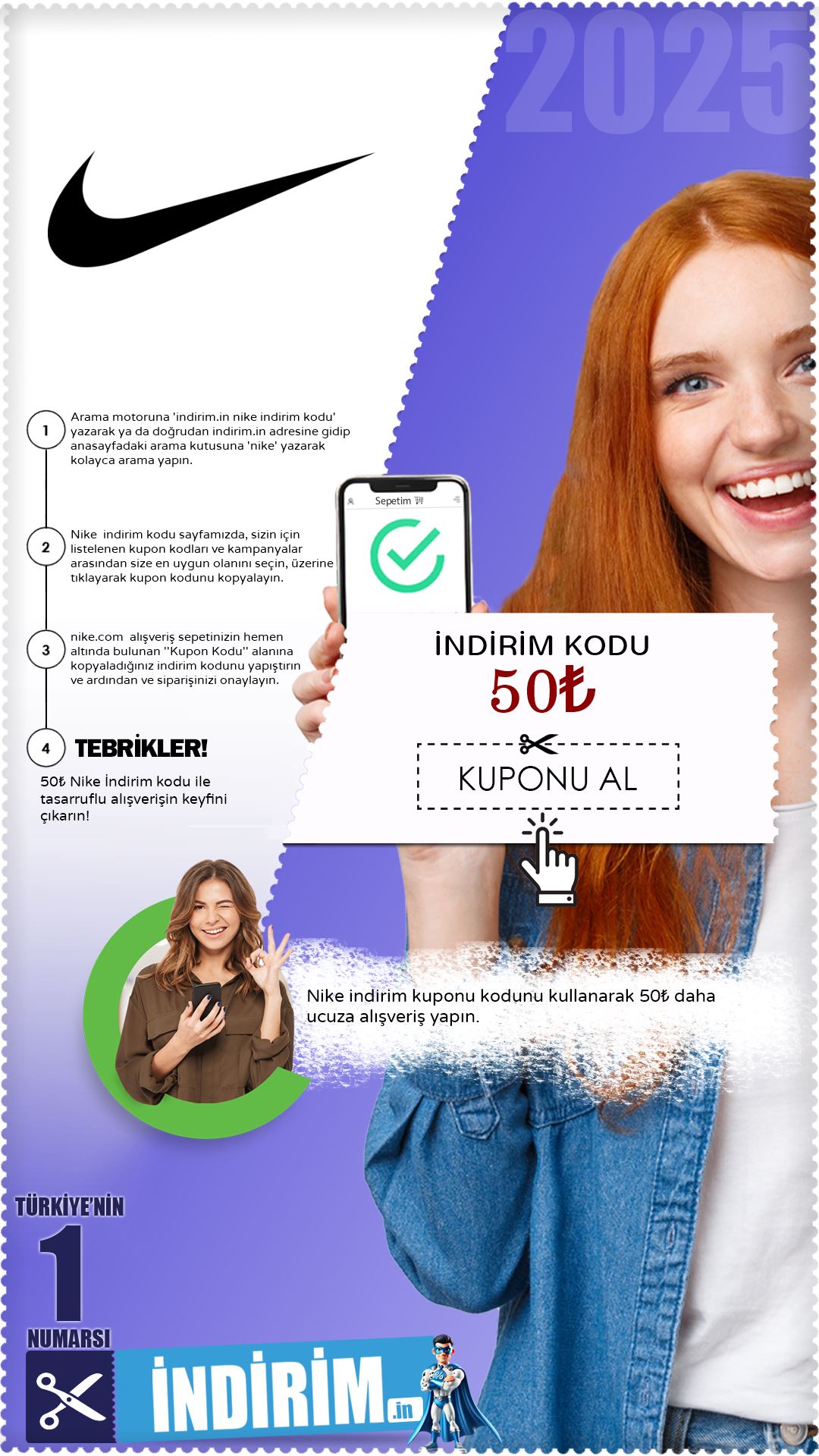 50₺ Ucuzlatan Nike İndirim Kodu