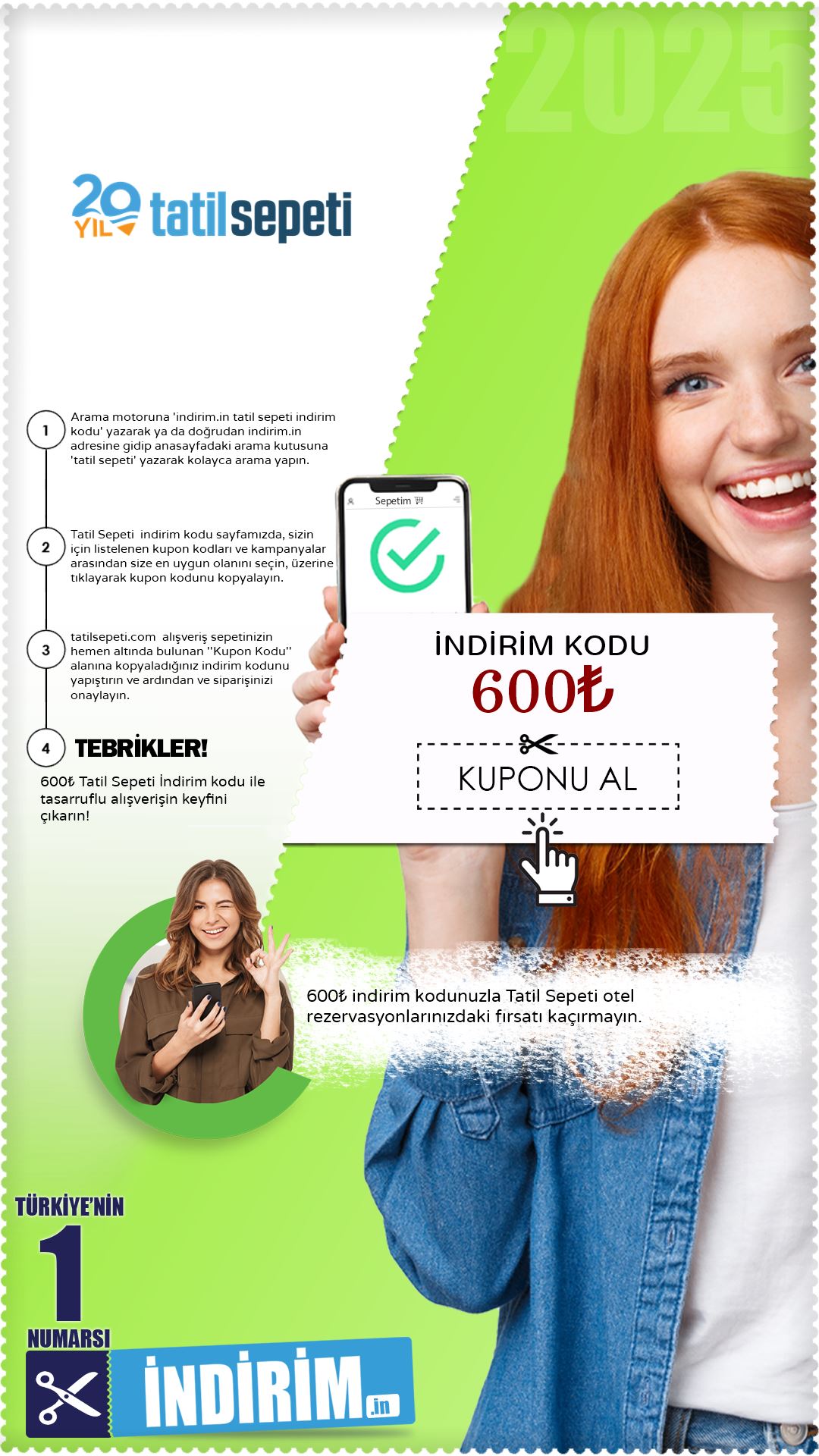 600₺ Tatil Sepeti İndirim Kuponu