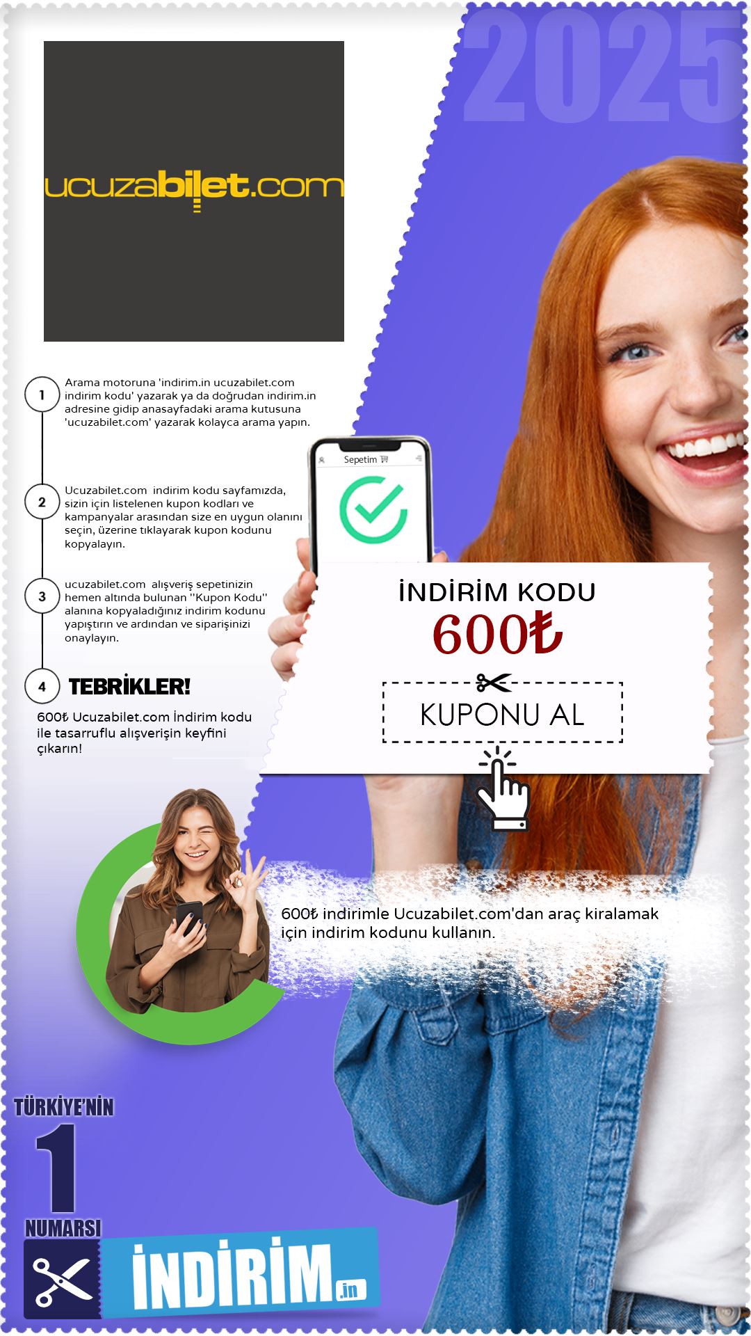 600₺ Ucuzabilet.Com İndirim Kuponu