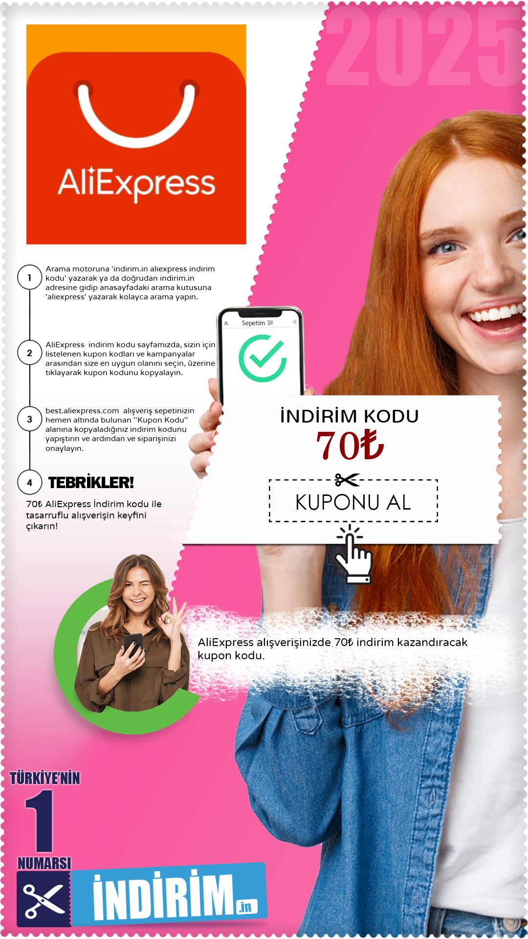 70₺ Aliexpress İndirim Kuponu