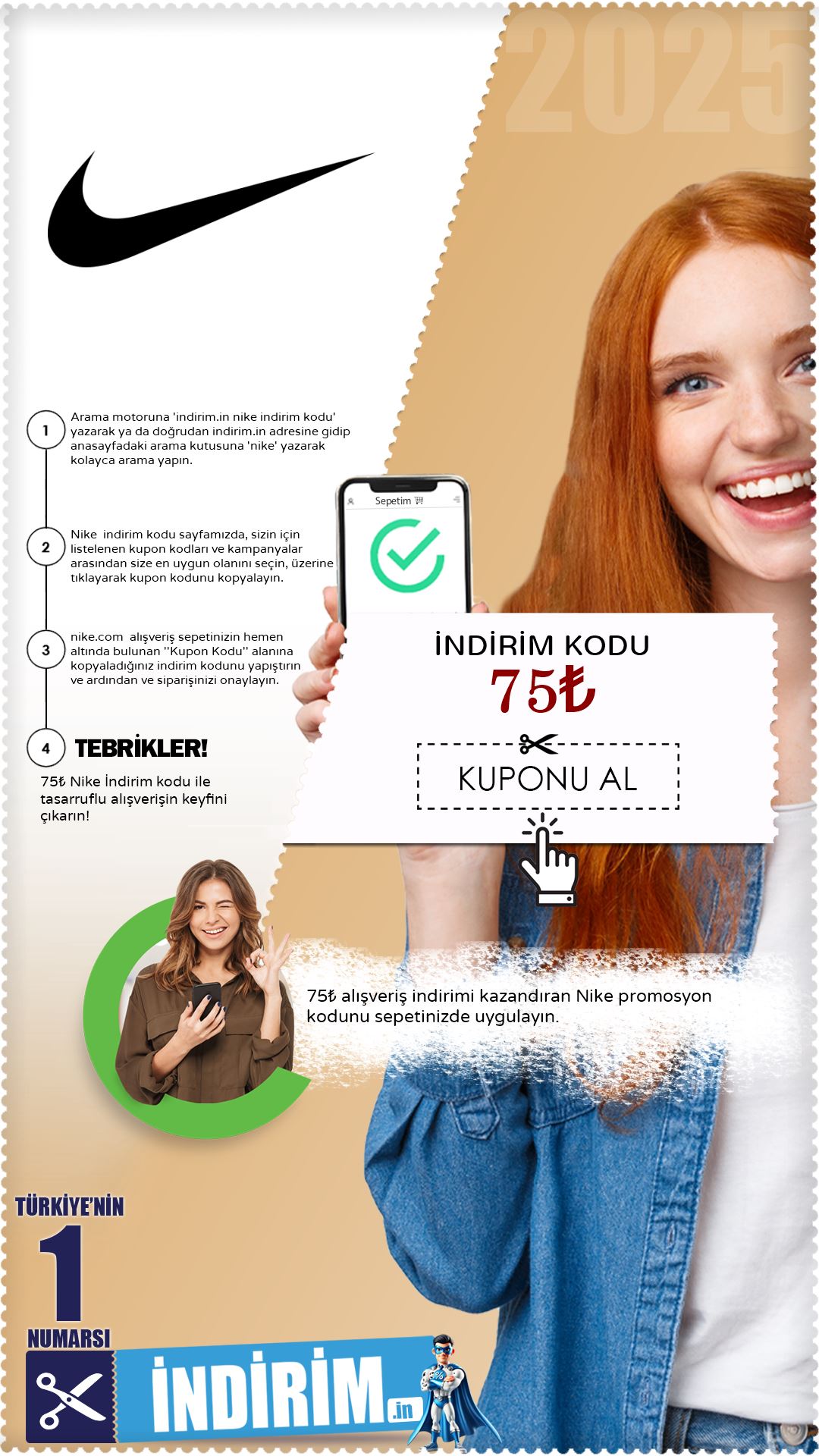 75₺ Nike Kupon Kodu