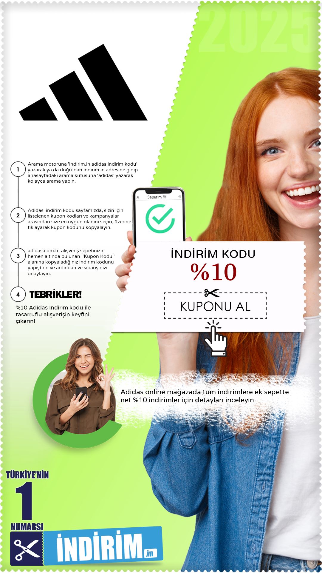 Adidas %10 İndirim Fırsatı