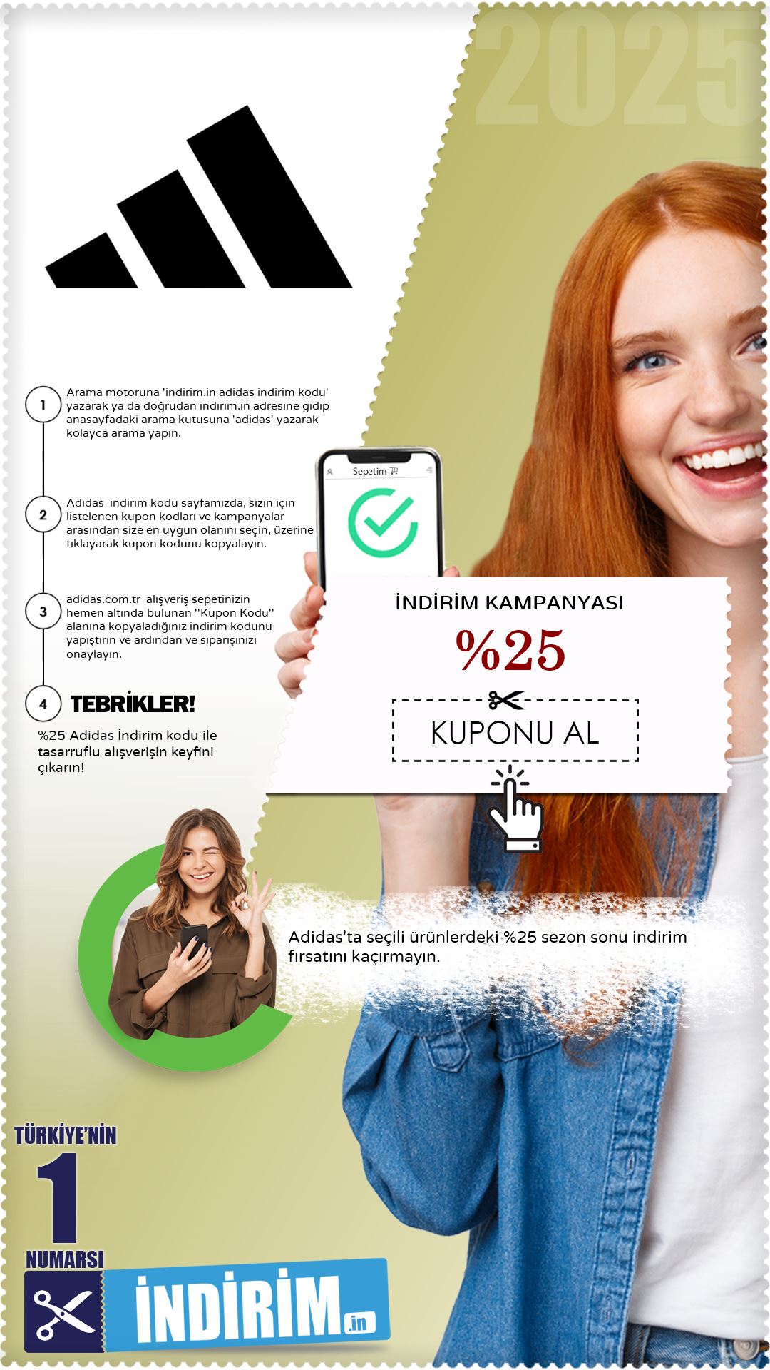 Adidas %25 Ucuzluk Kampanyası