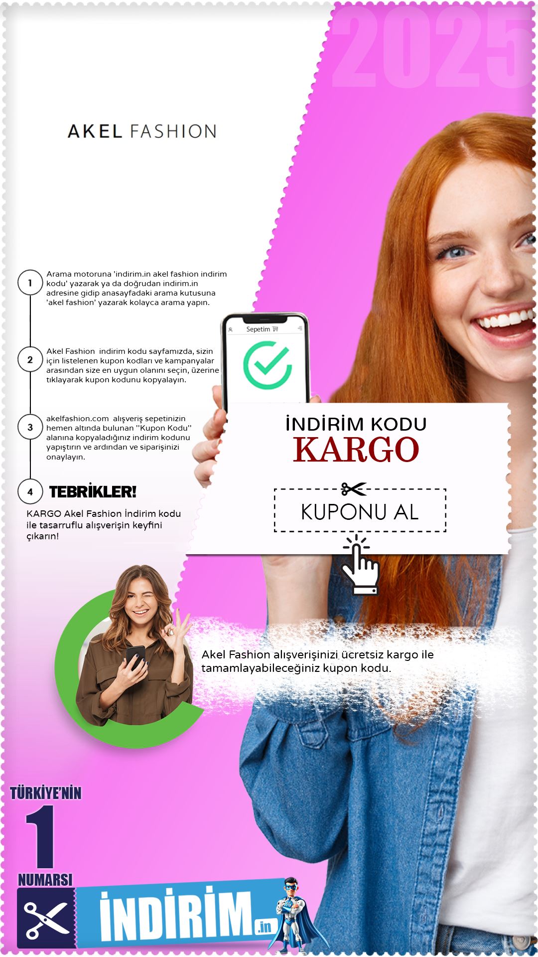 Akel Fashion Ücretsiz Kargo Kuponu