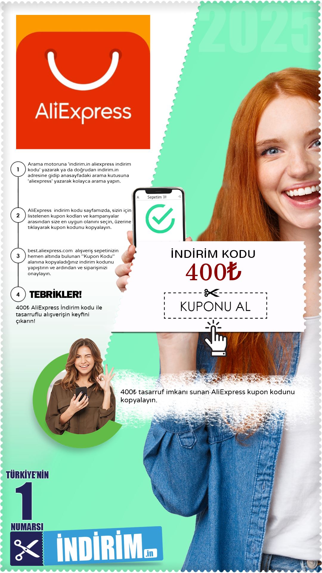 Aliexpress 400₺ Kupon Kodu