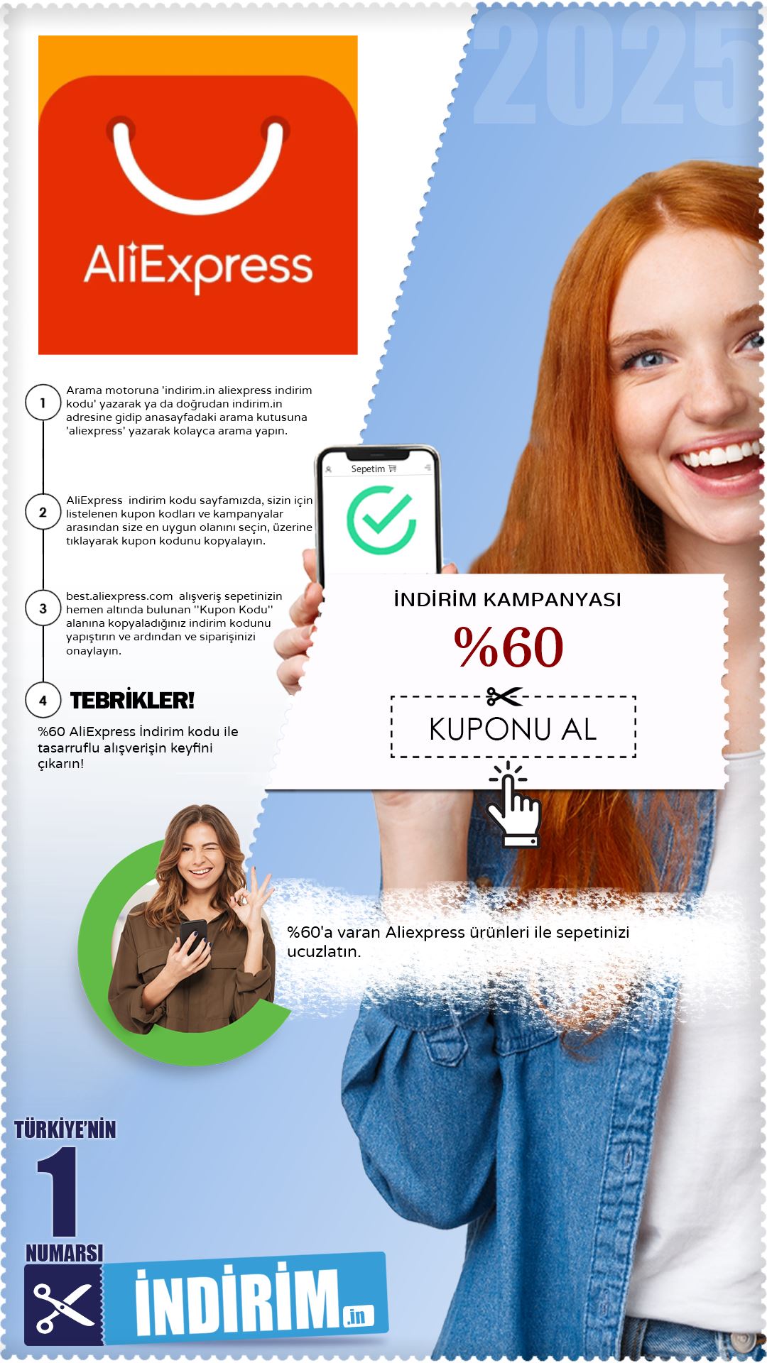 Aliexpress %60 İndirim Fırsatı