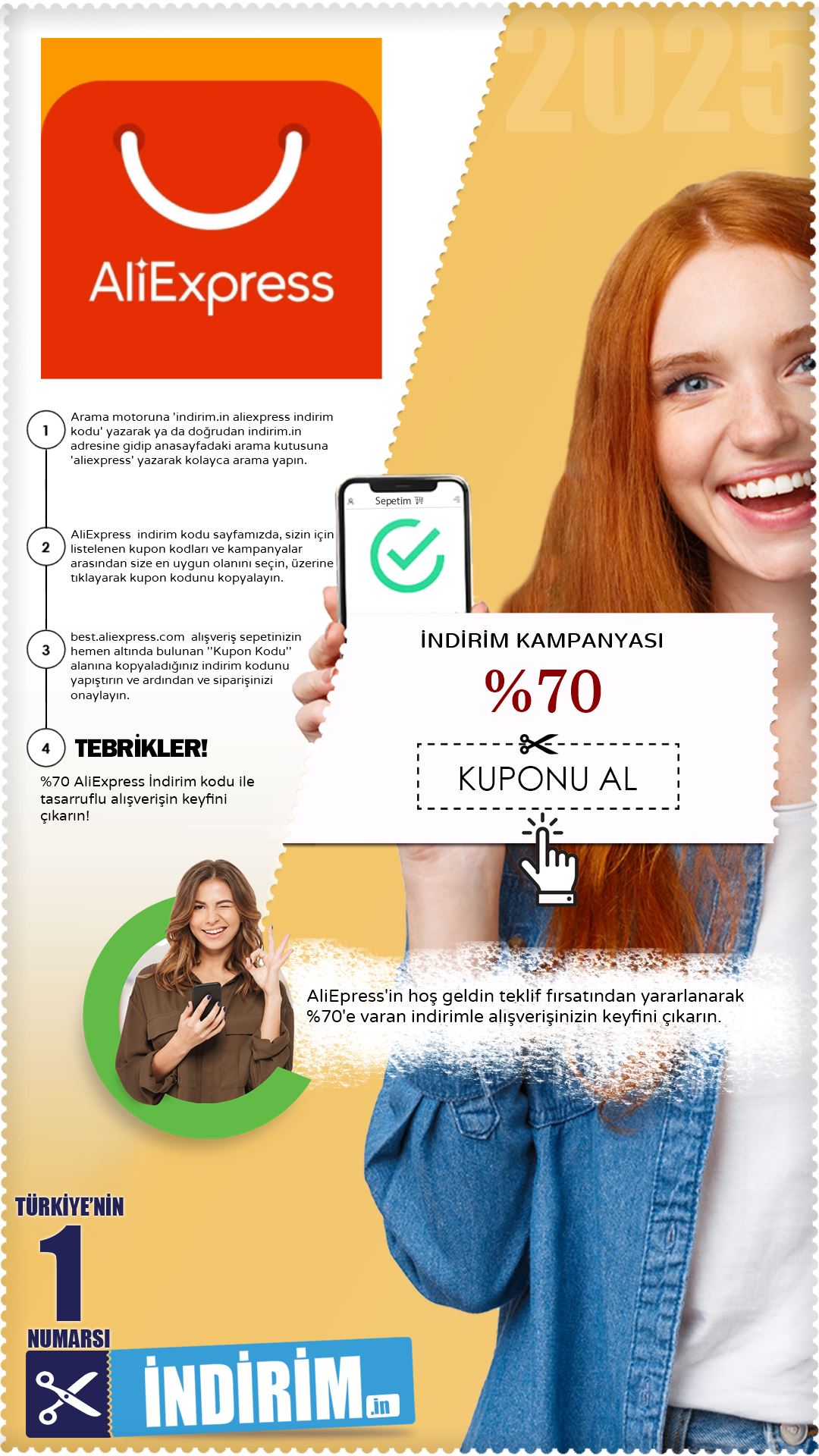Aliexpress %70 Hoşgelgin İndirim Kampanyası