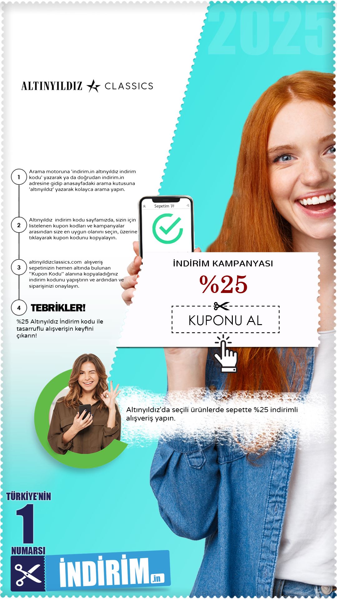 Altınyıldız Sepette %25 İndirim Kampanyası