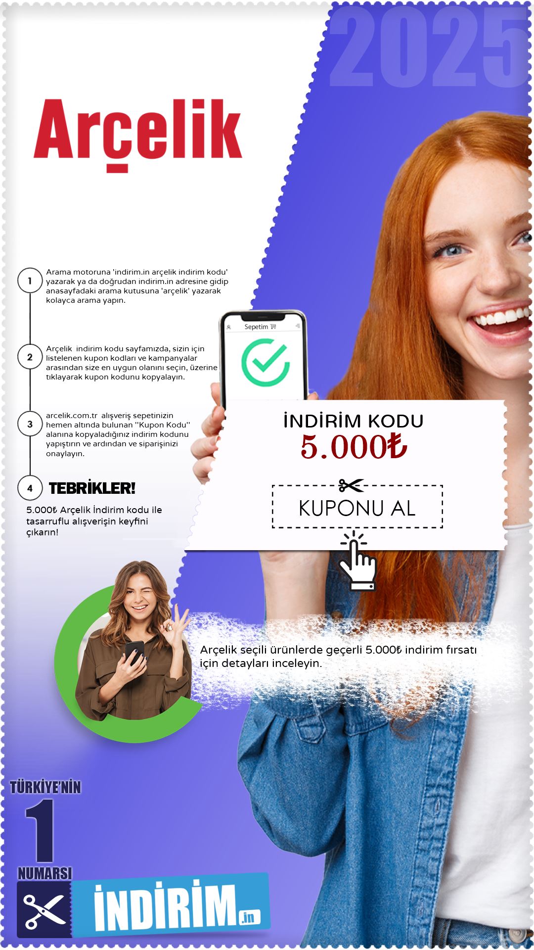 Arçelik 5.000₺ İndirim Fırsatı