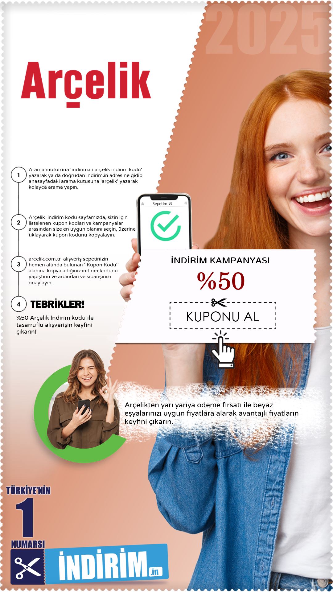 Arçelik %50 İndirim Fırsatı