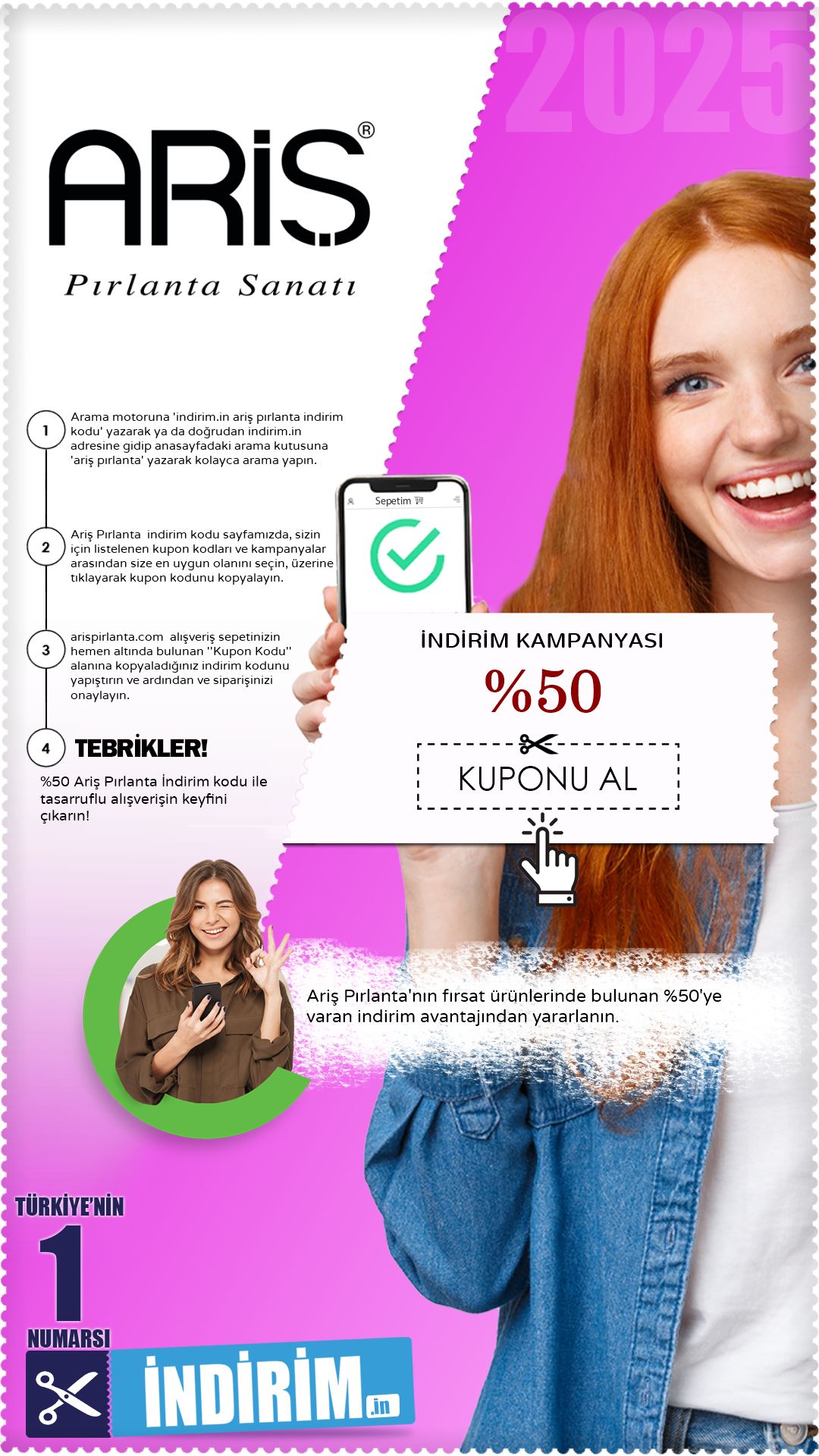 Ariş Pırlanta %50 Fırsat Ürünleri Kampanyası