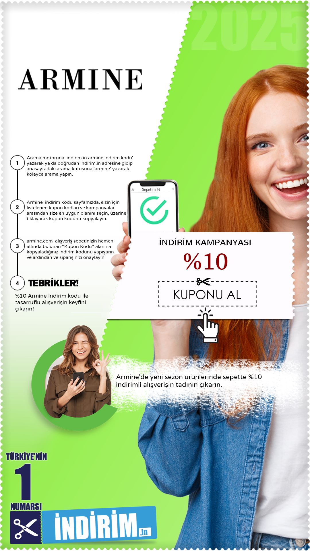 Armine Sepette %10 İndirim Kampanyası