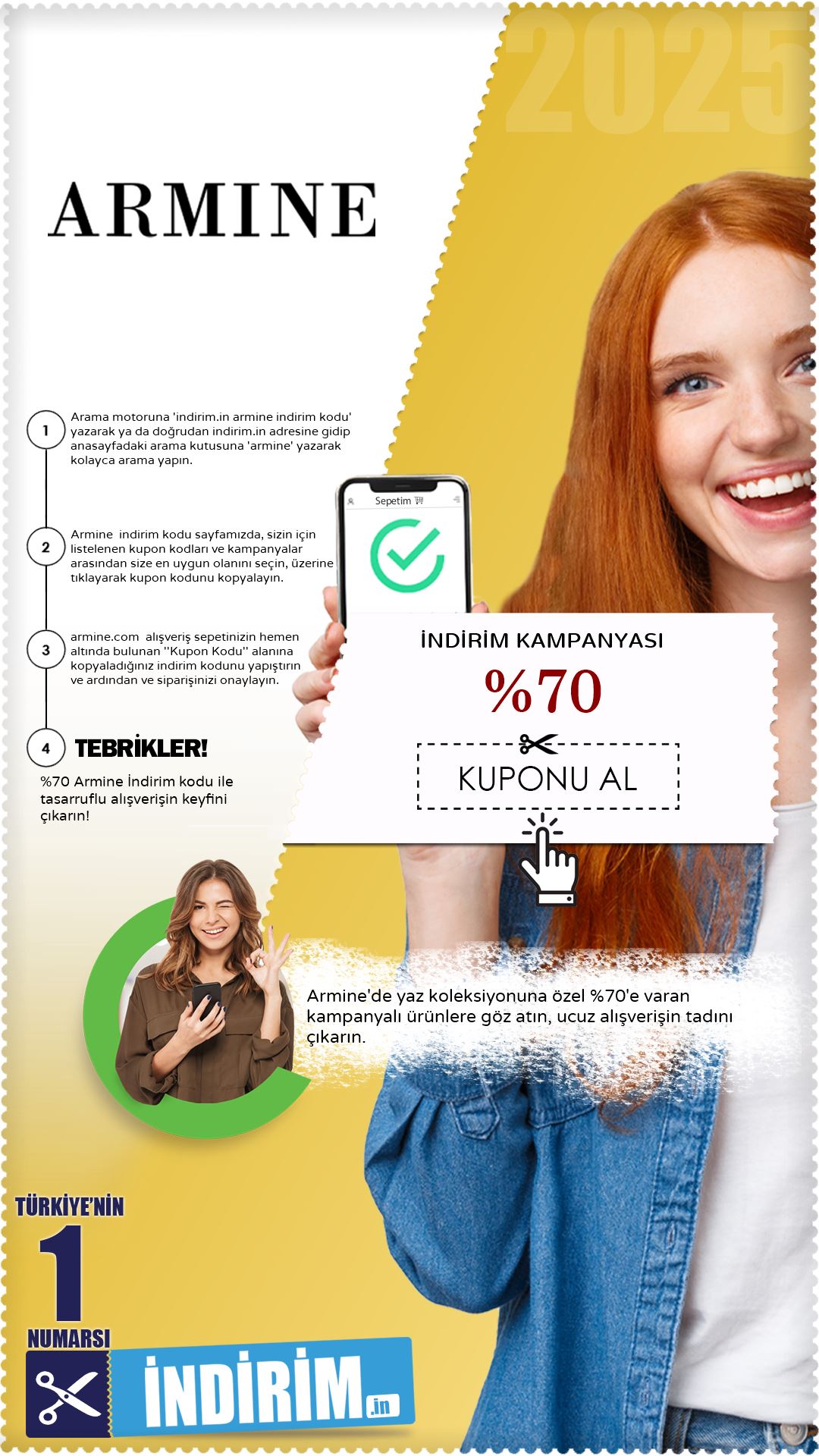 Armine'de %70 İndirim Fırsatı