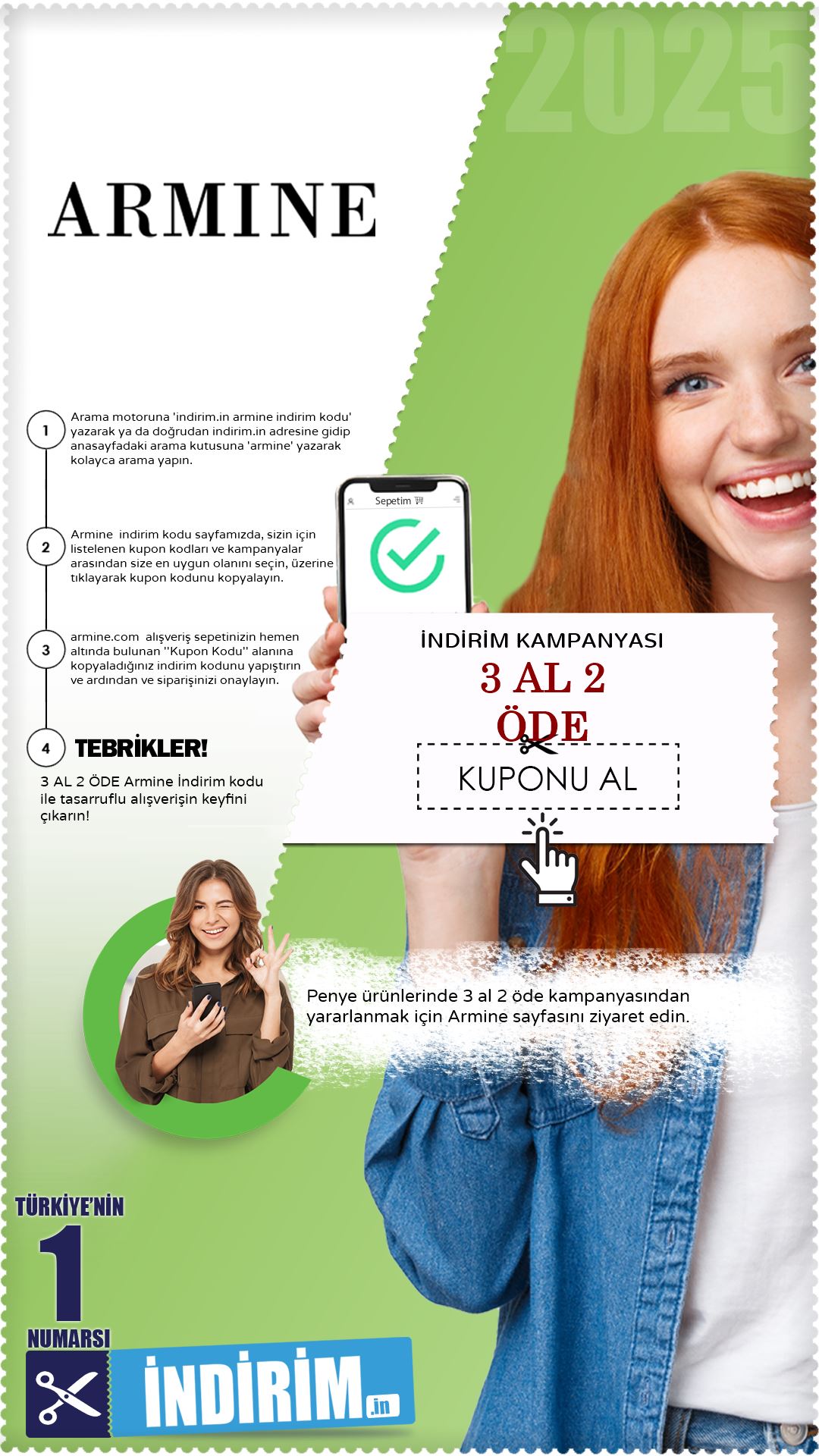 Armine'den 3 Al 2 Öde Kampanyası