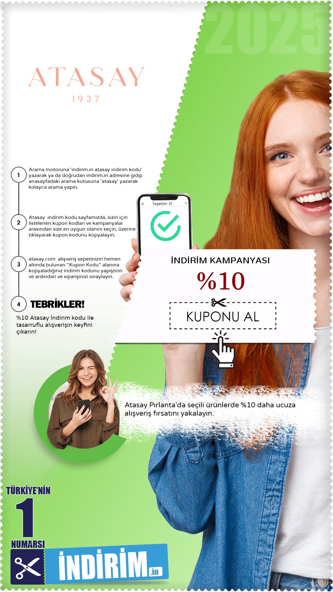 Atasay'da %10 İndirim Fırsatı