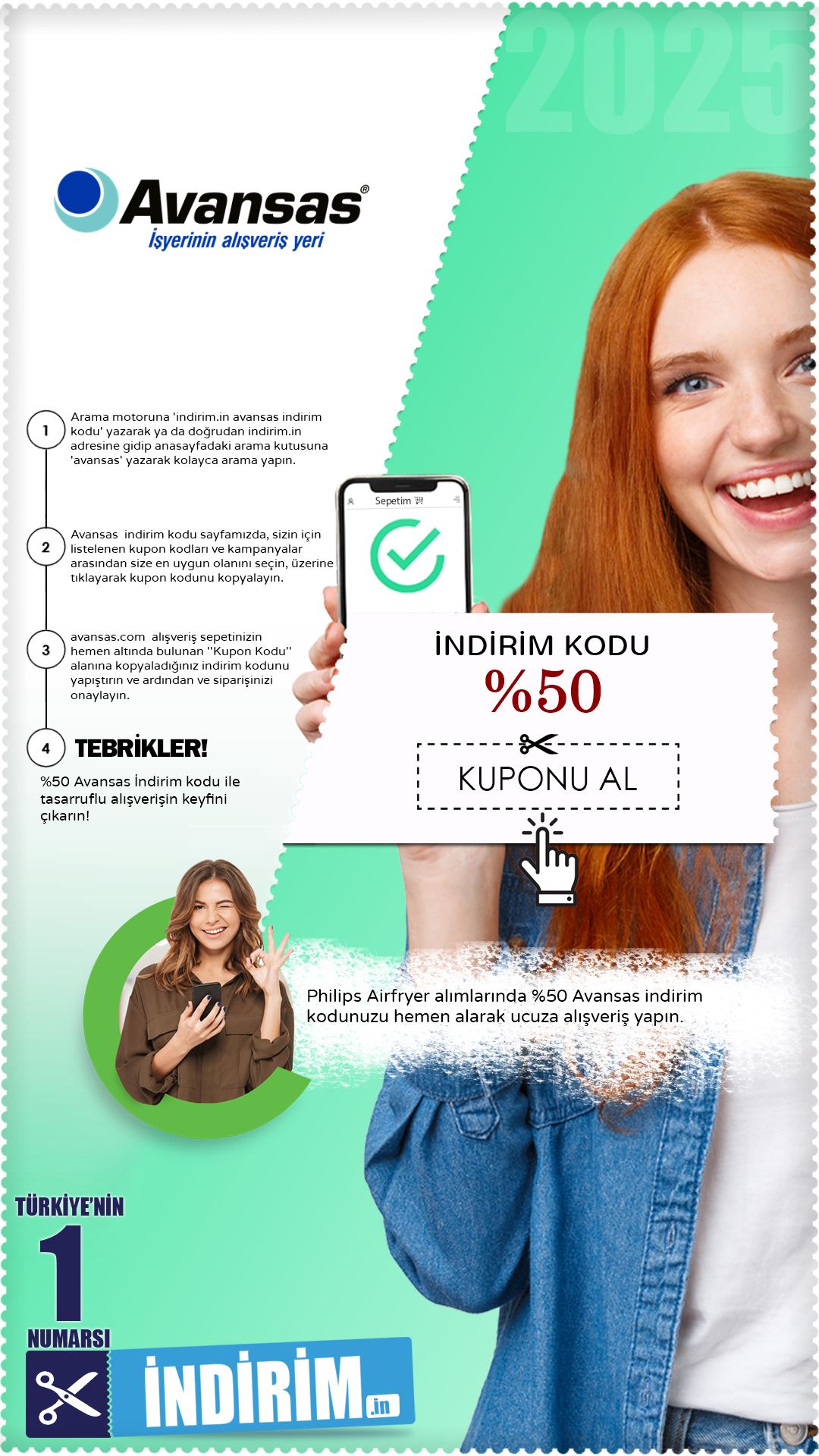 Avansas %50 İndirim Kodu