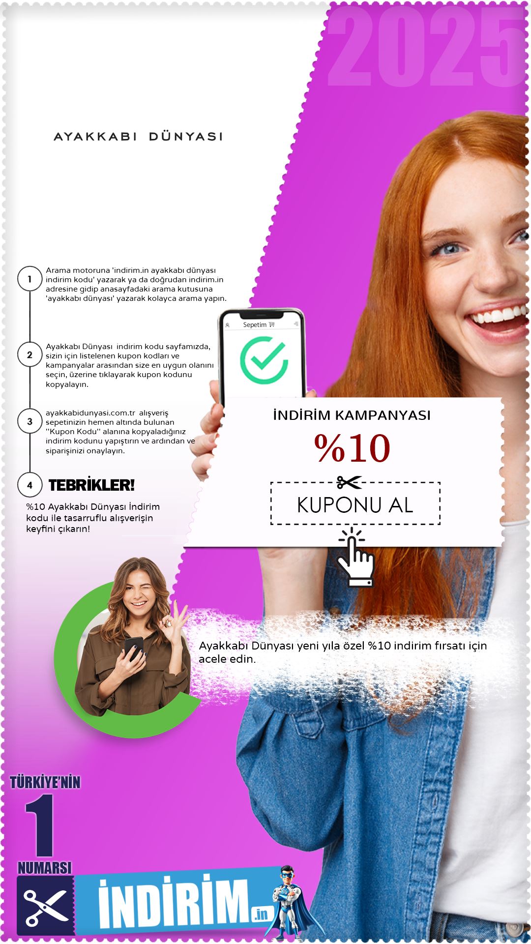 Ayakkabı Dünyası %10 İndirim Avantajı
