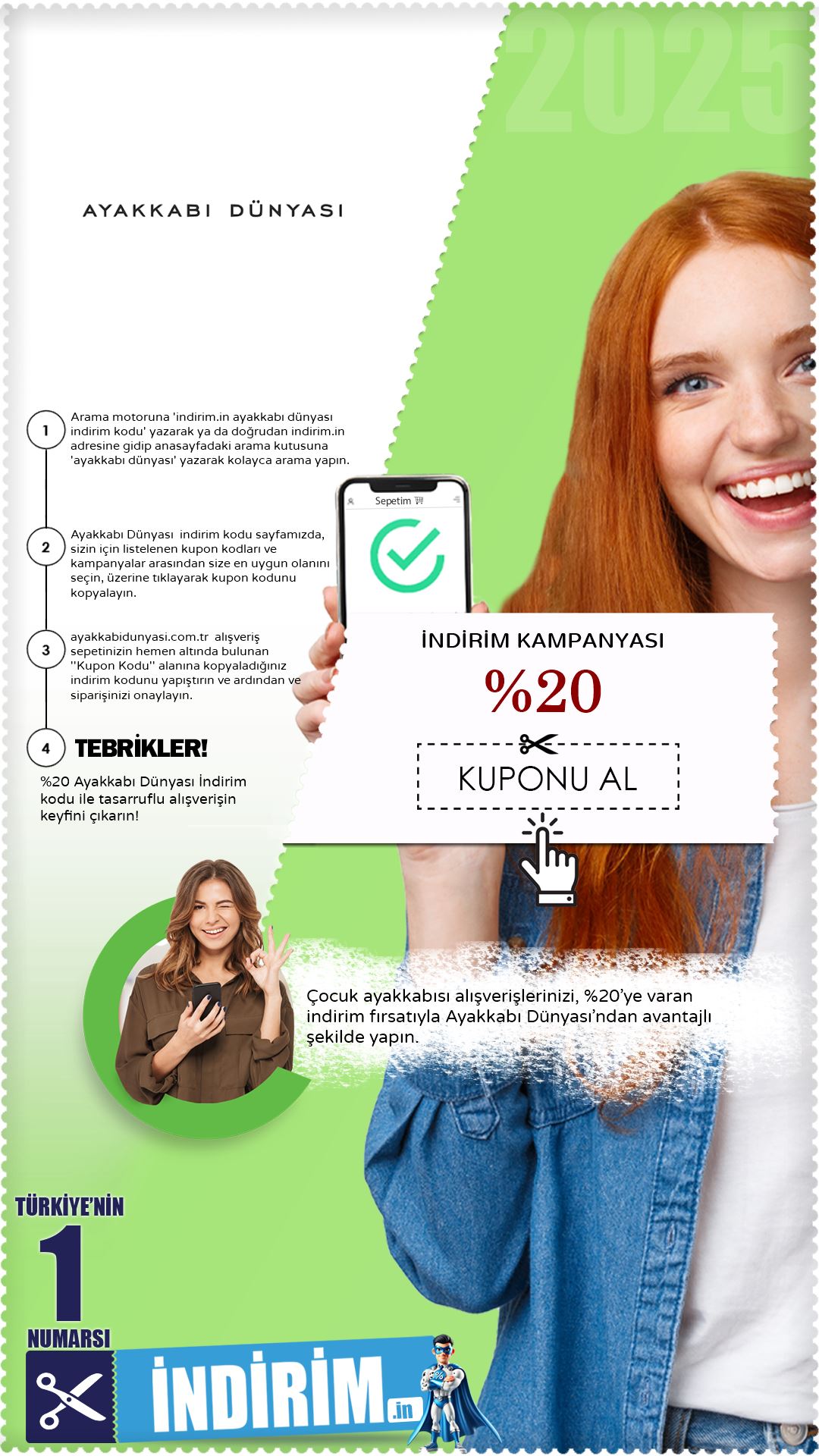 Ayakkabı Dünyası %20 Çocuk Ayakkabı Fırsatı