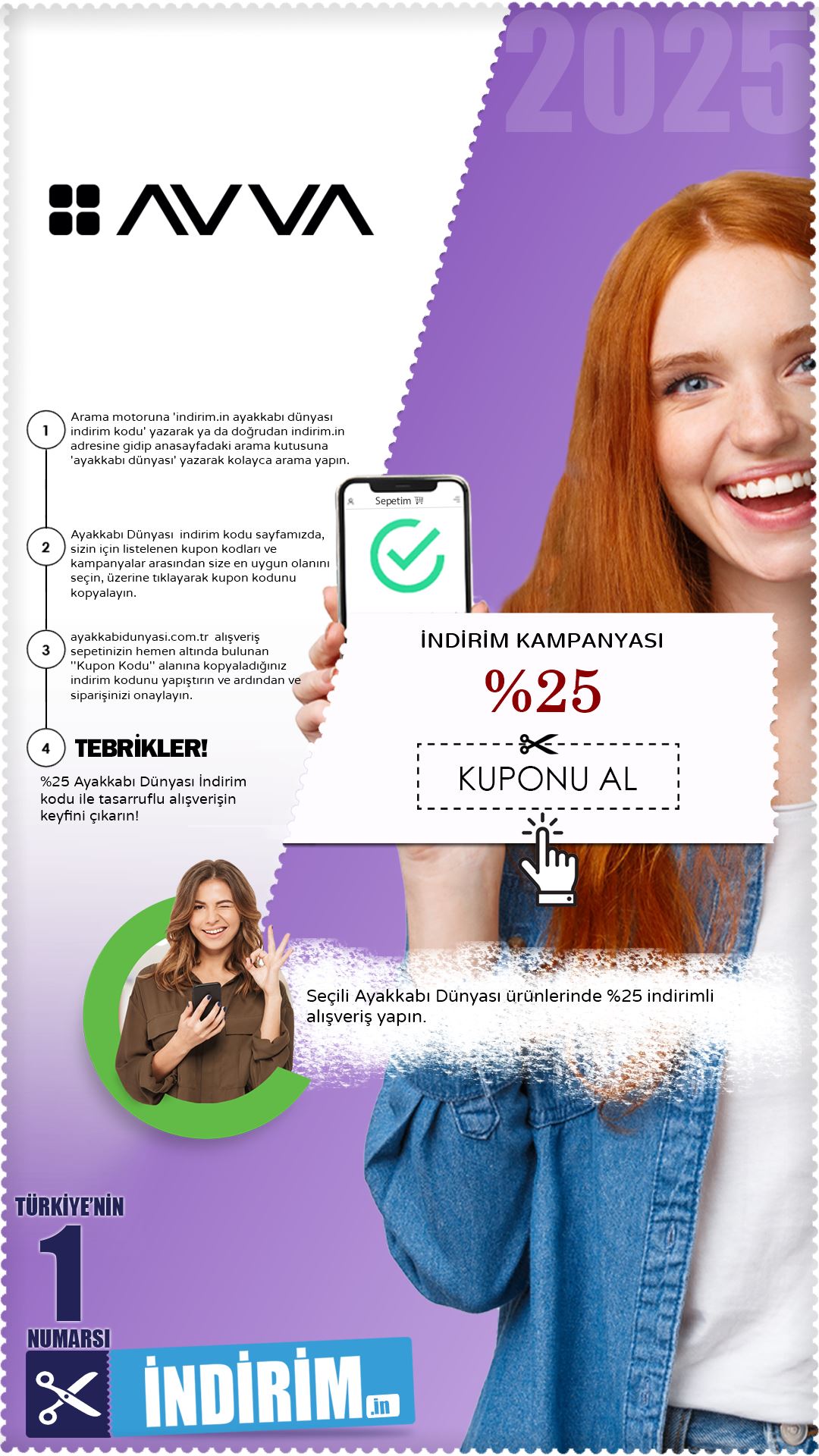 Ayakkabı Dünyası %25 İndirim Kampanyası