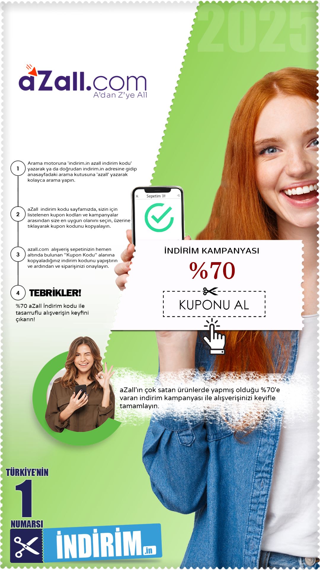 Azall %70 Çok Satanlar İndirim Kampanyası
