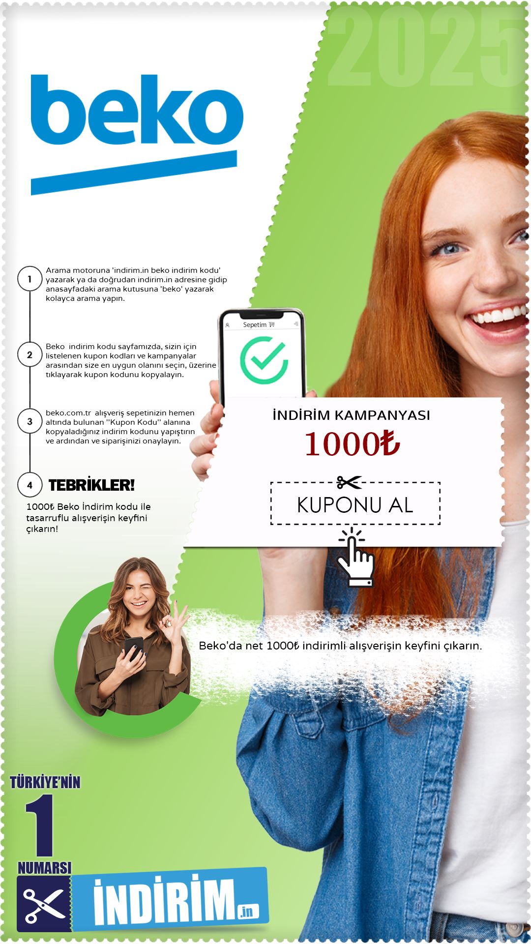 Beko 1000₺ İndirim Kampanyası
