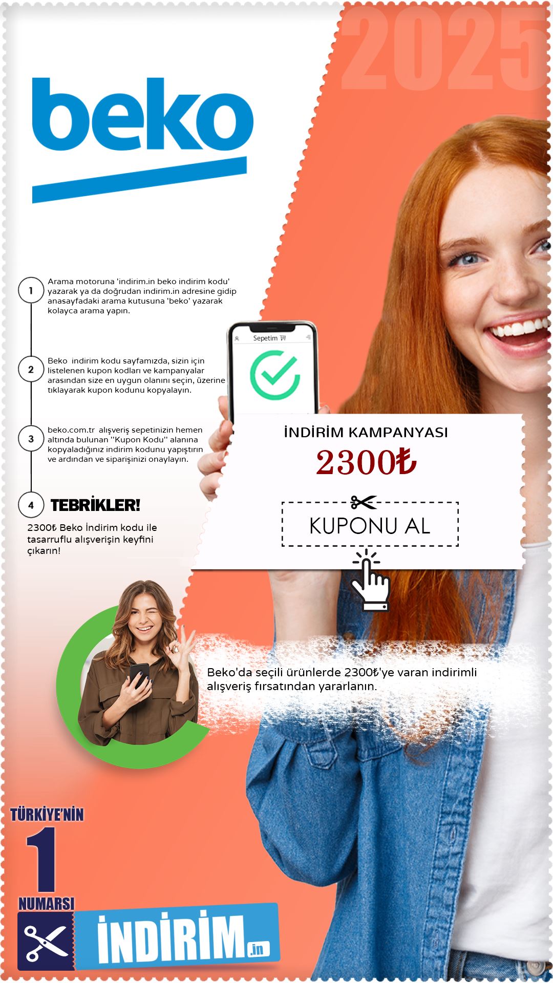 Beko 2300₺ İndirim Kampanyası