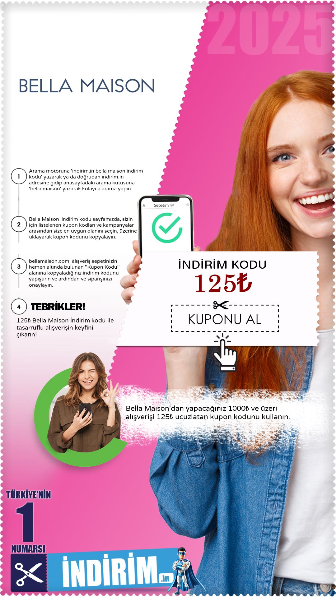 Bella Maison 125₺ İndirim Kuponu