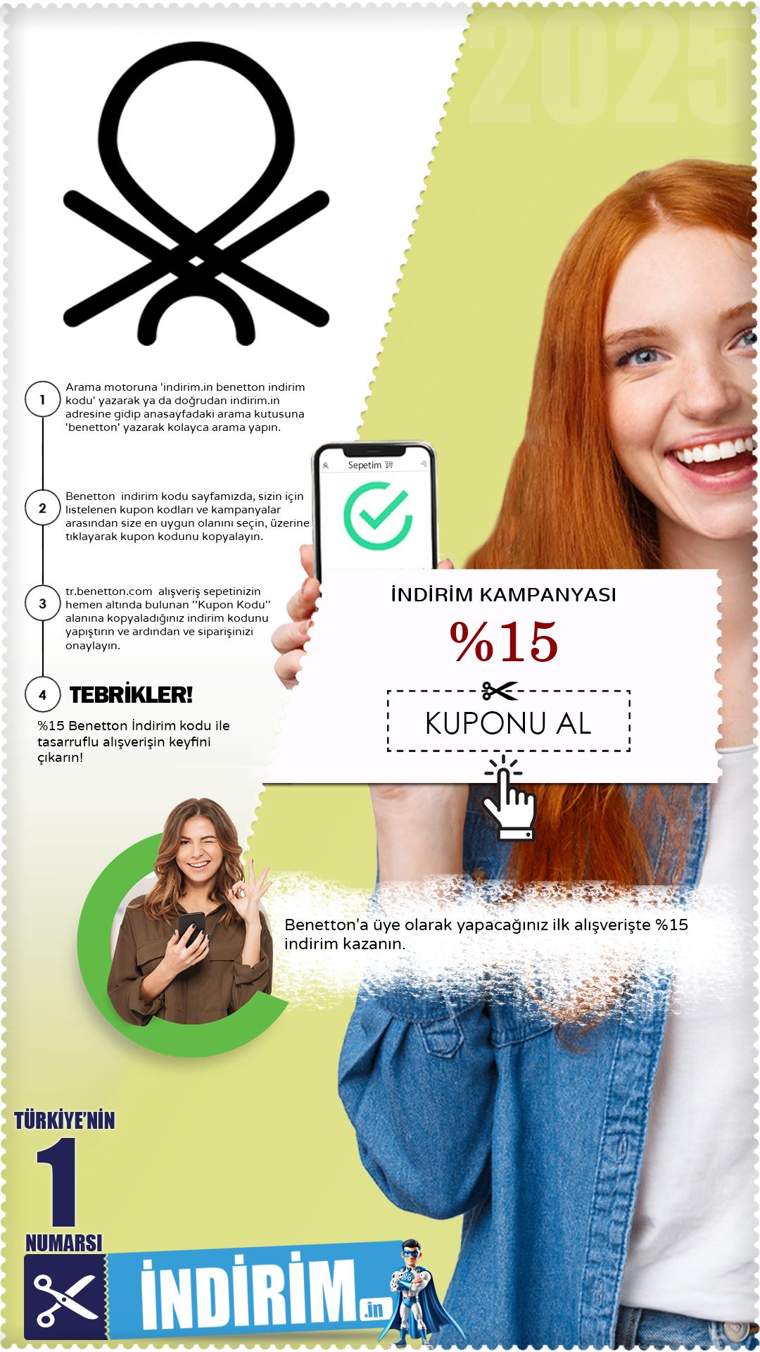 Benetton %15 İndirim Kuponu