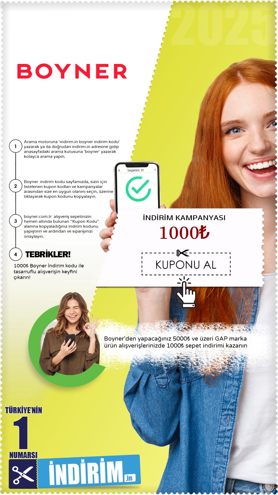 Boyner 1000₺ İndirim Kampanyası