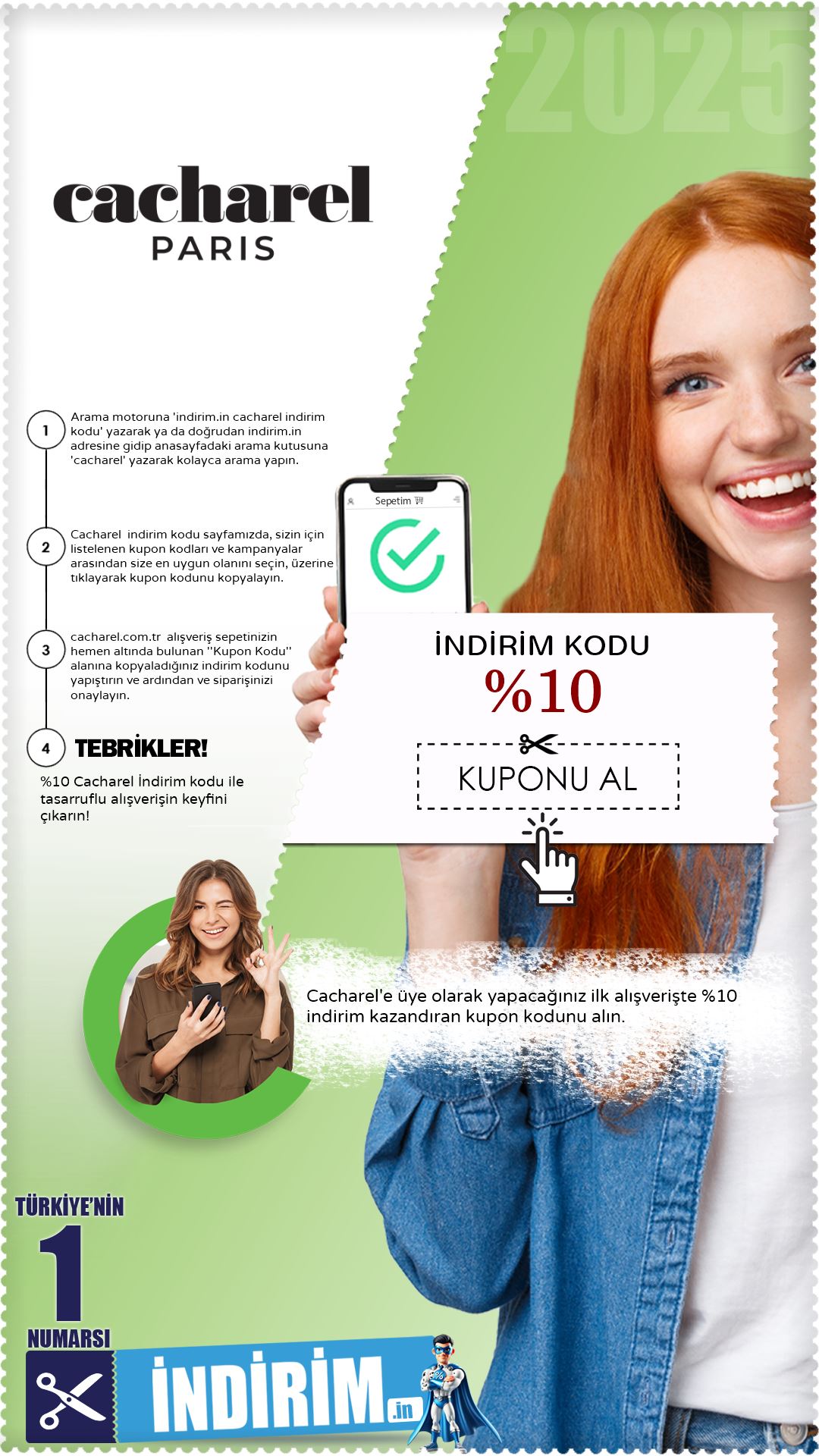 Cacharel %10 Yeni Üye İndirim Kodu