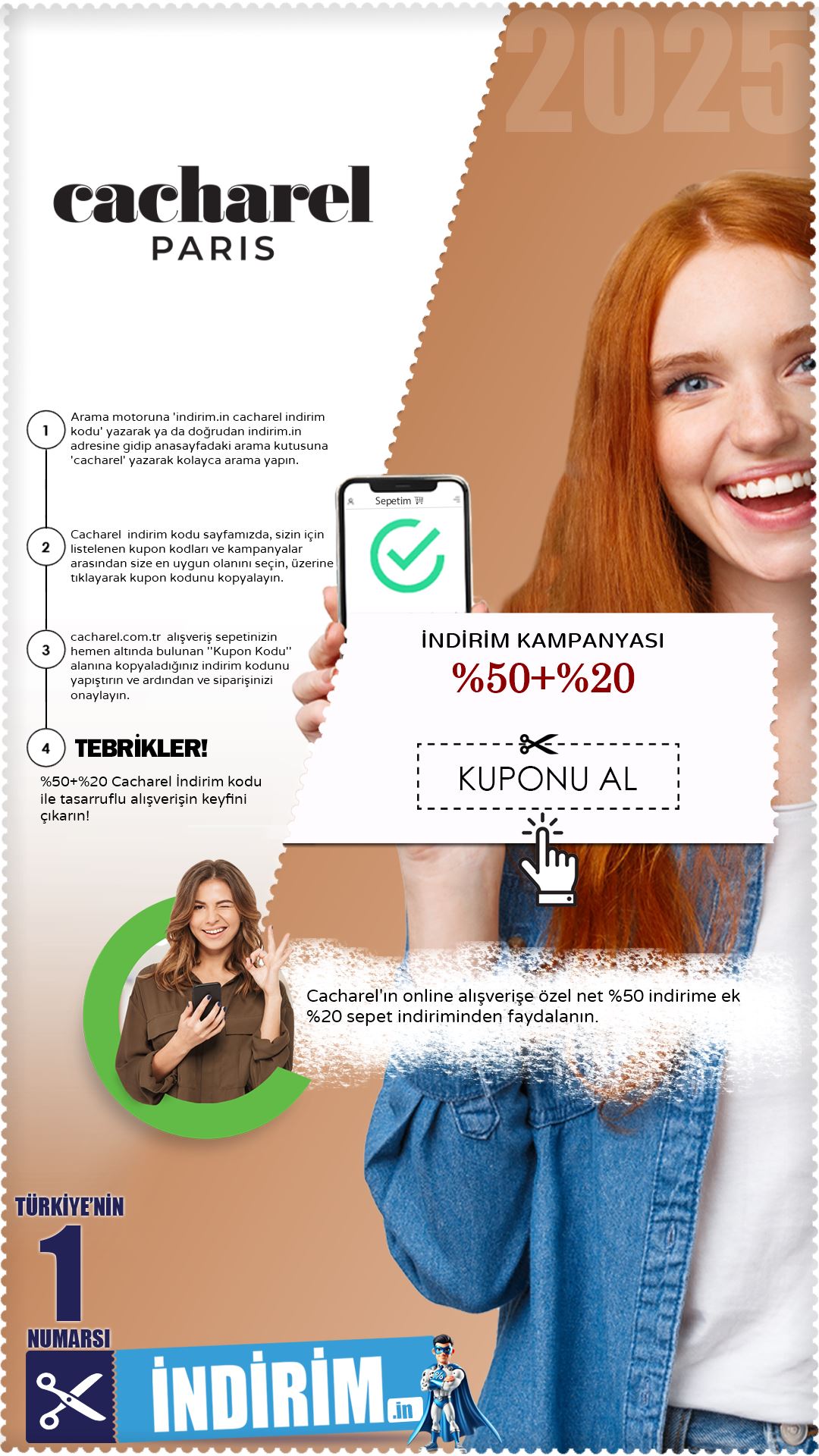 Cacharel %50+%20 İndirim Fırsatı