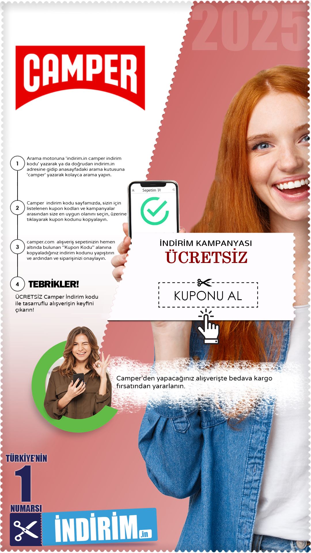 Camper Ücretsiz Kargo Fırsatı